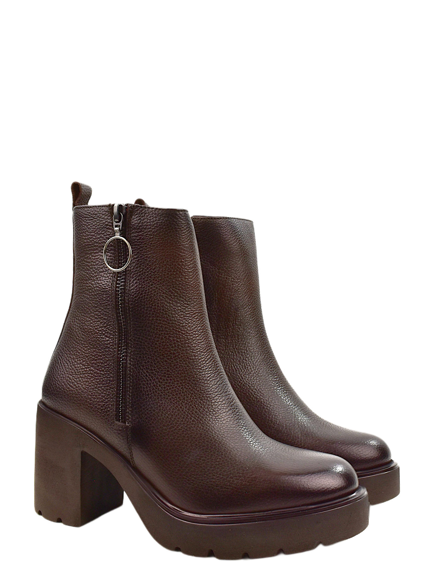 STIVALETTO ALTO UNISA KERRY MARRONE