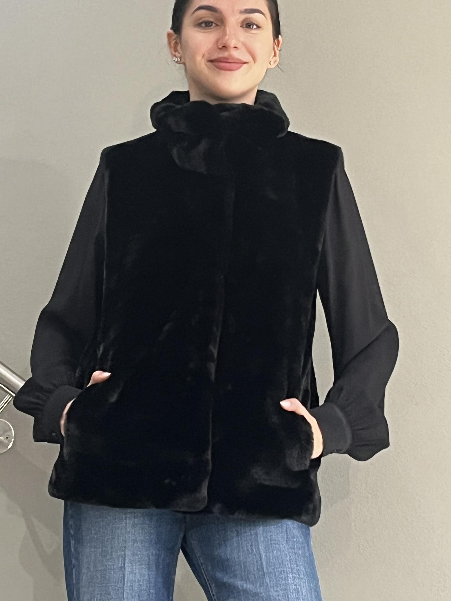 GIUBBINO RINO&PELLE LISON NERO