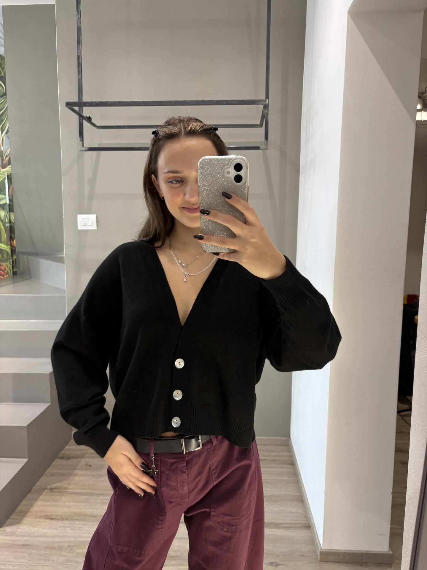 MAGLIA SUSY MIX M237 NERO