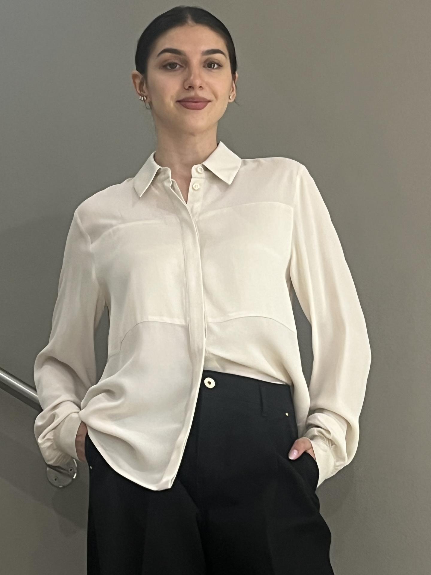 CAMICIA LIU.JO WEAR MF5106 NATURALE