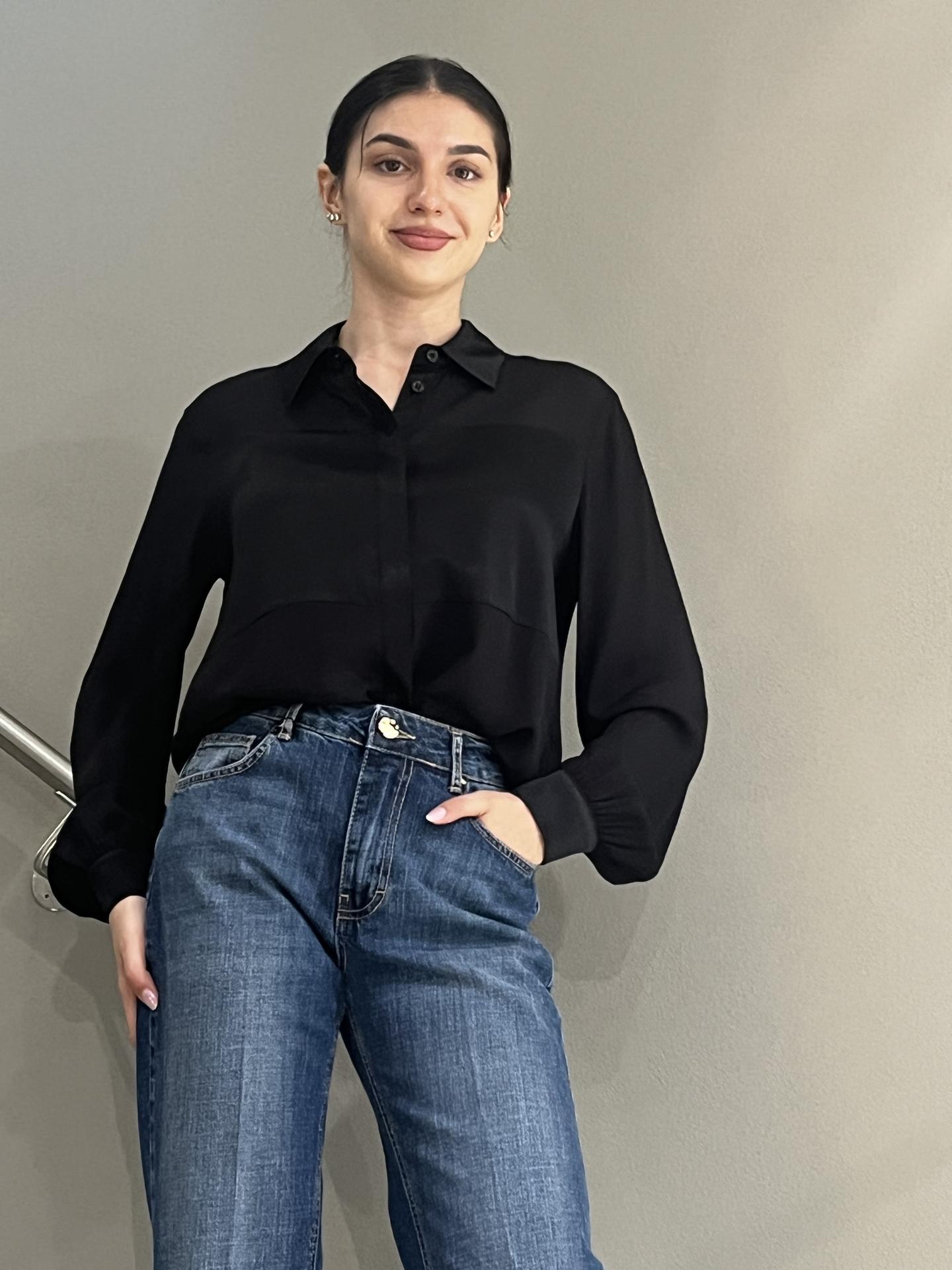 CAMICIA LIU.JO WEAR MF5106 NERO