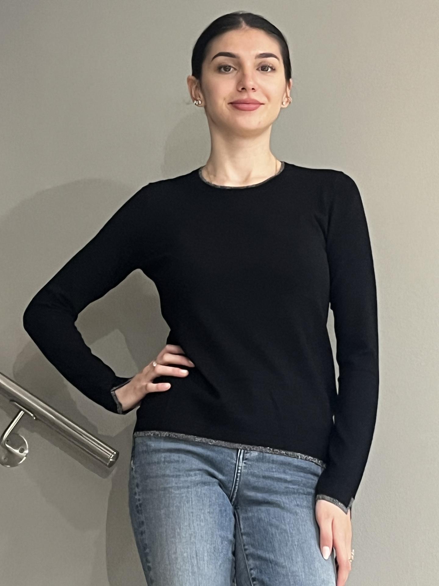MAGLIA LIU.JO WEAR MF5226 NERO