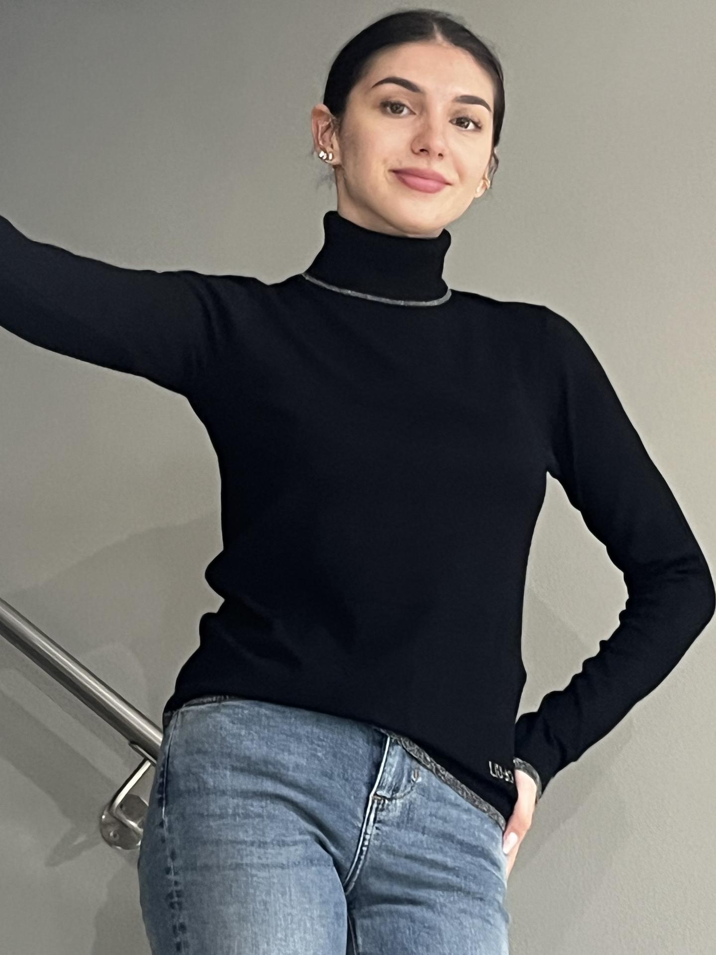 MAGLIA LIU.JO WEAR MF5229 NERO