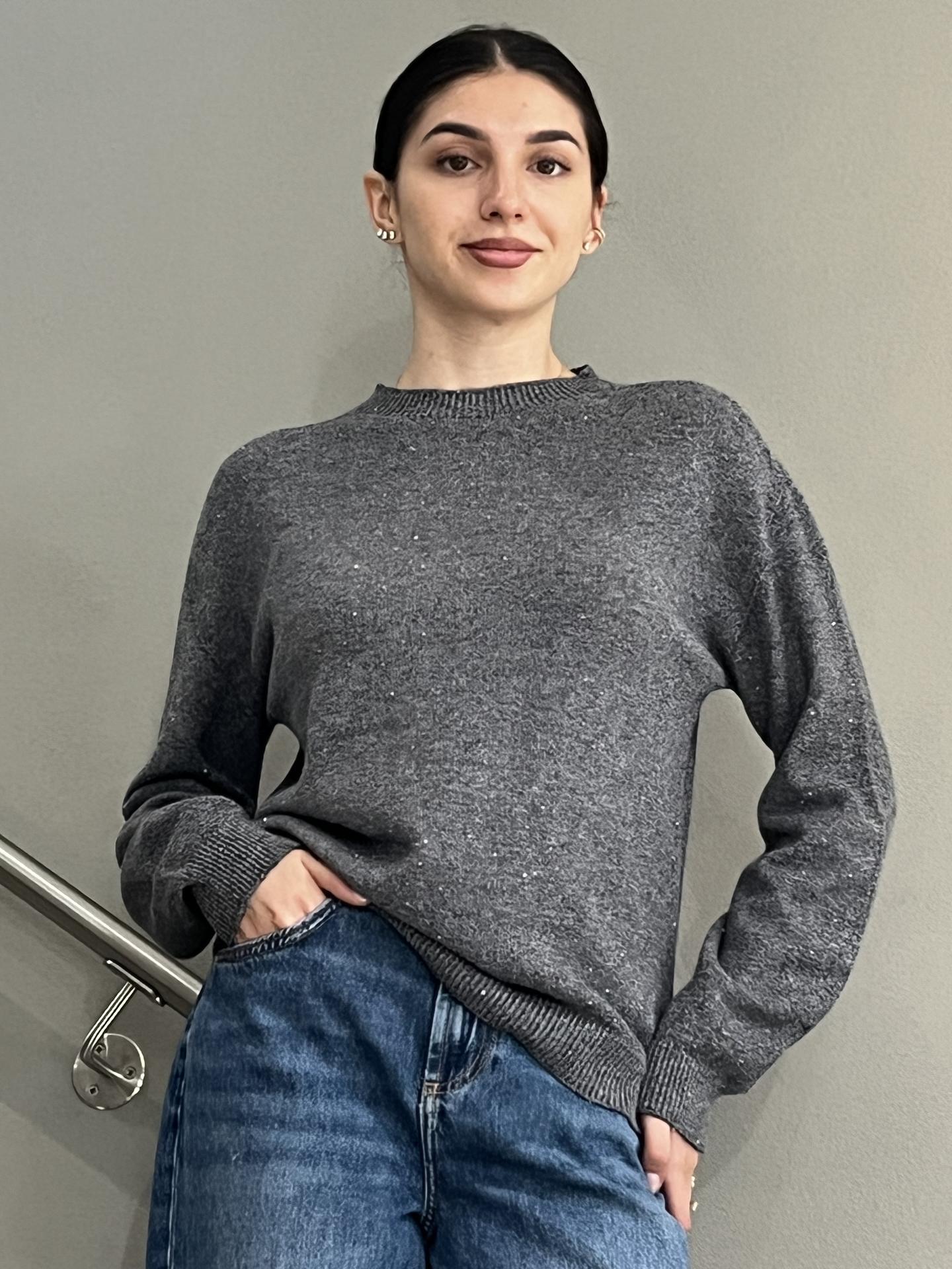 MAGLIA LIU.JO WEAR MF5483 GRIGIO