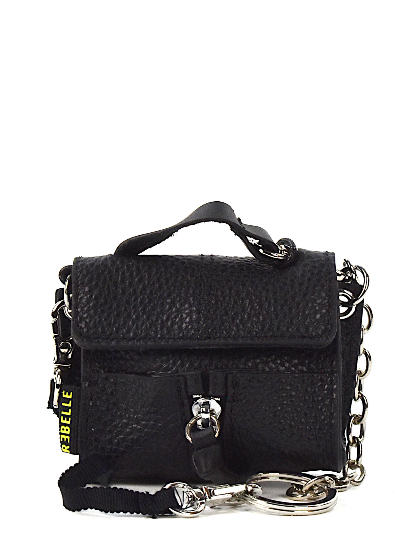 PORTACHIAVI REBELLE MICRO NERO