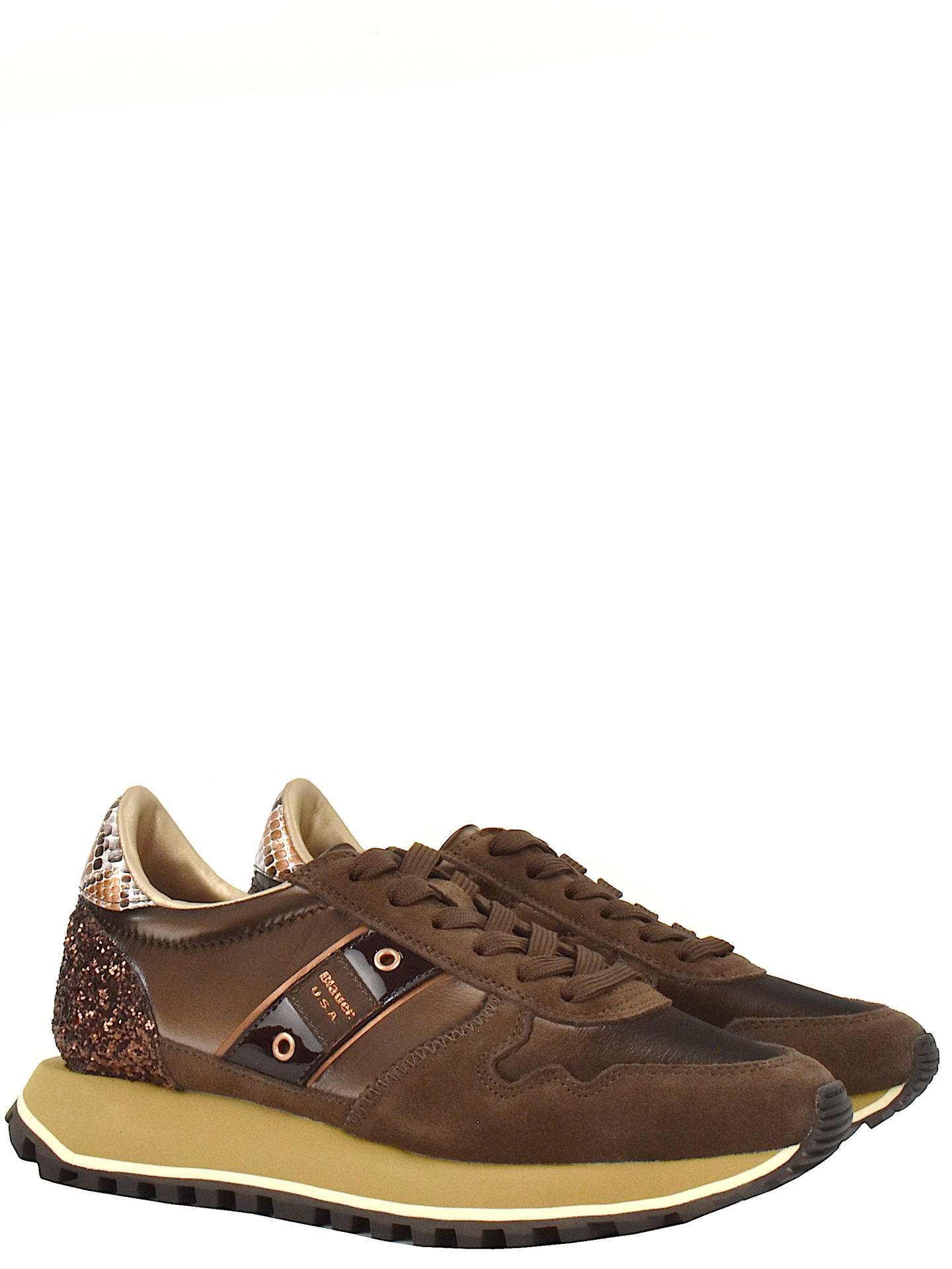 SNEAKERS BLAUER MILLEN3 MARRONE