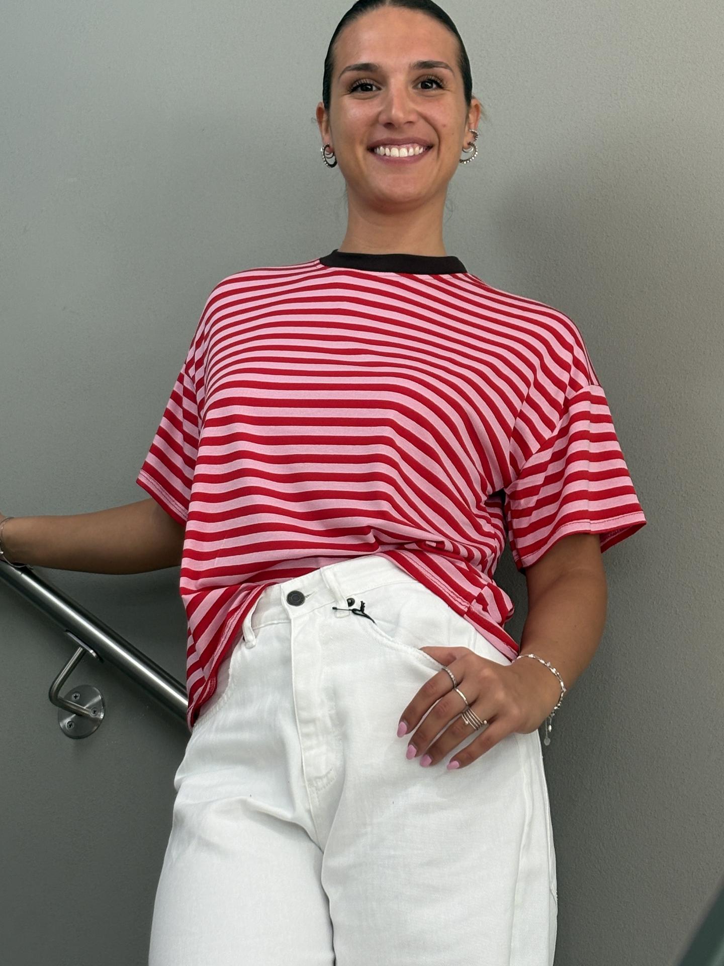 T-SHIRT HAVEONE MJSQ164 ROSA