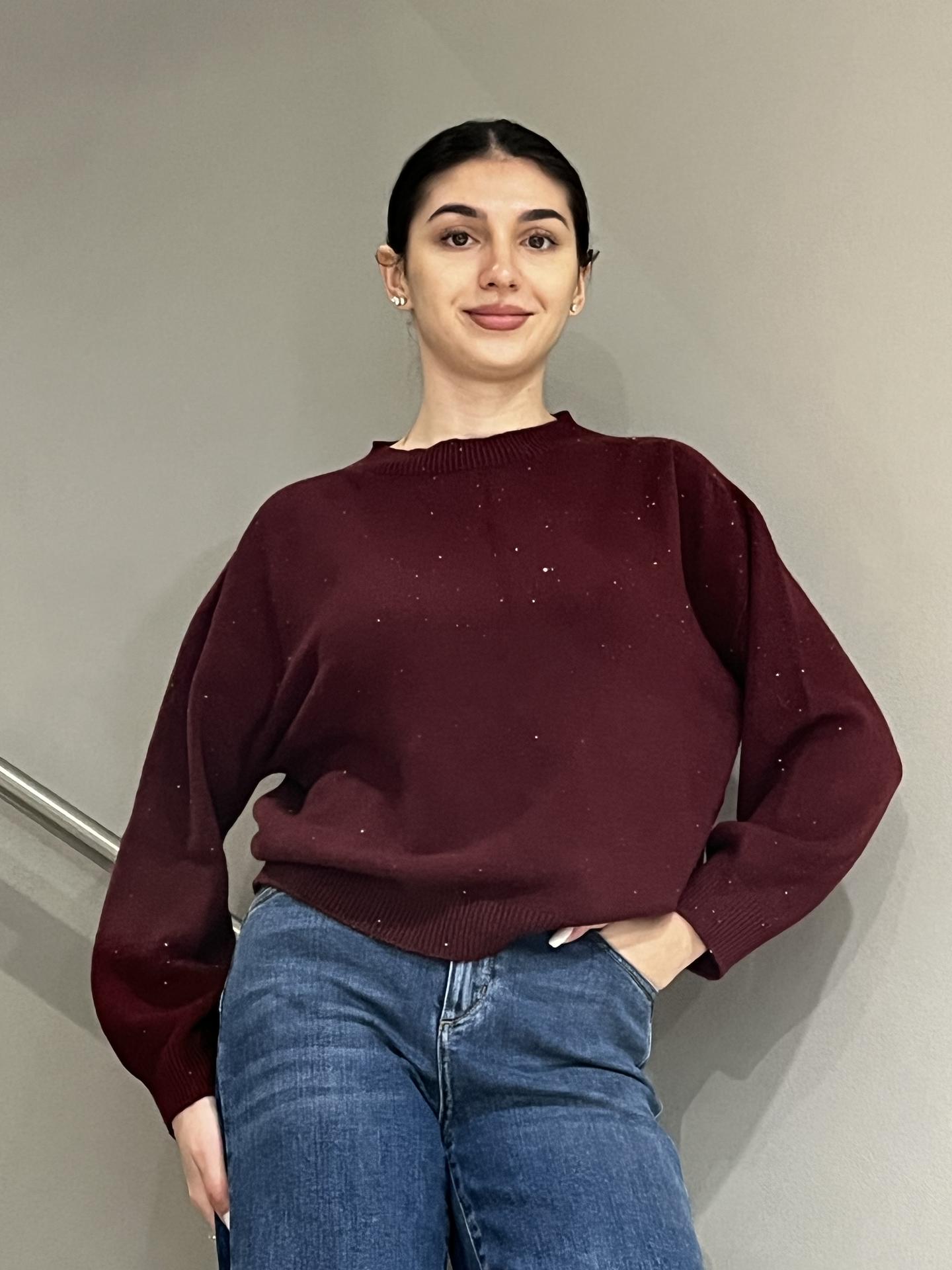 MAGLIA HAVEONE MNCP060 BORDEAUX