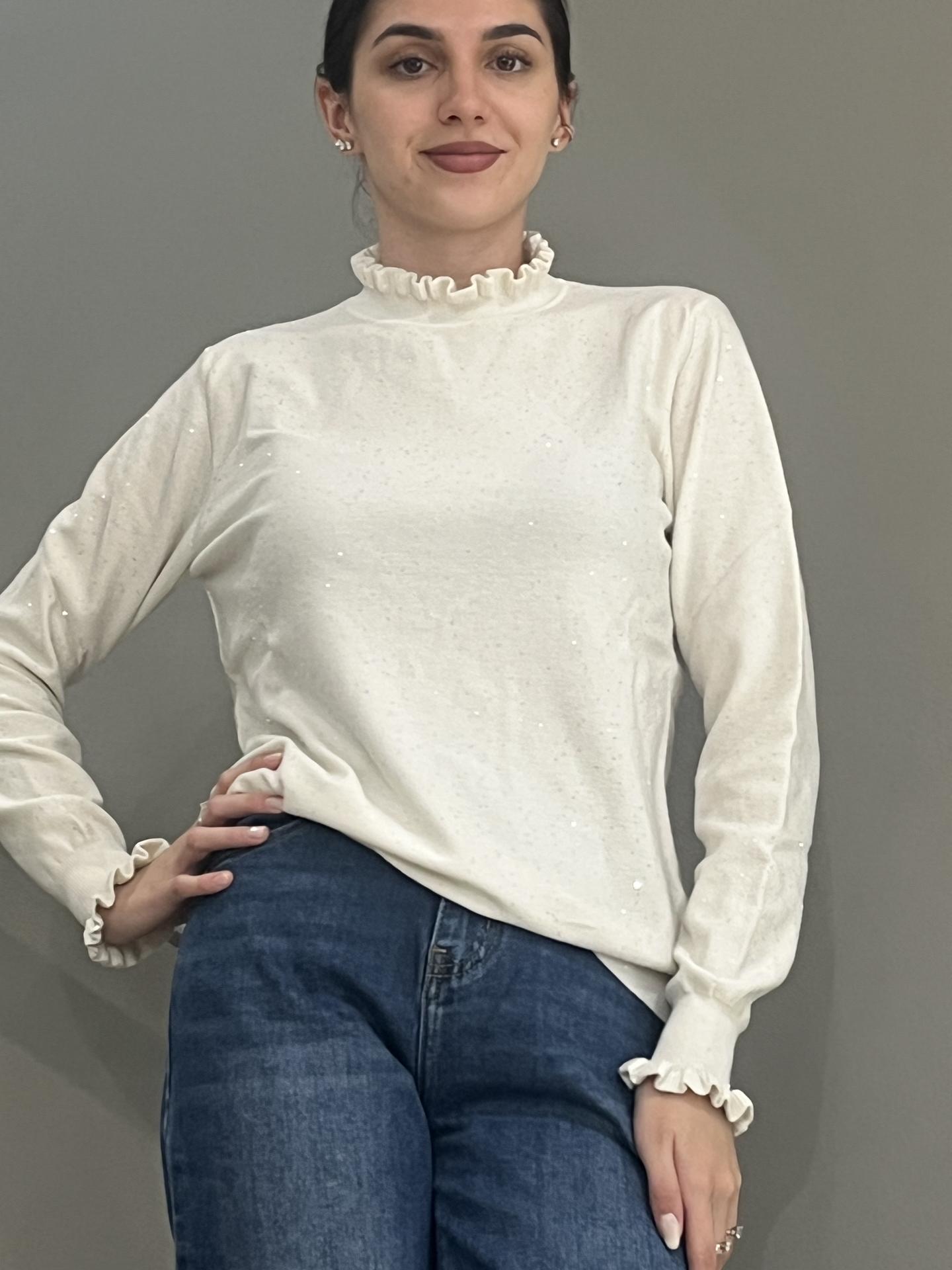 MAGLIA HAVEONE MNCP061 BEIGE