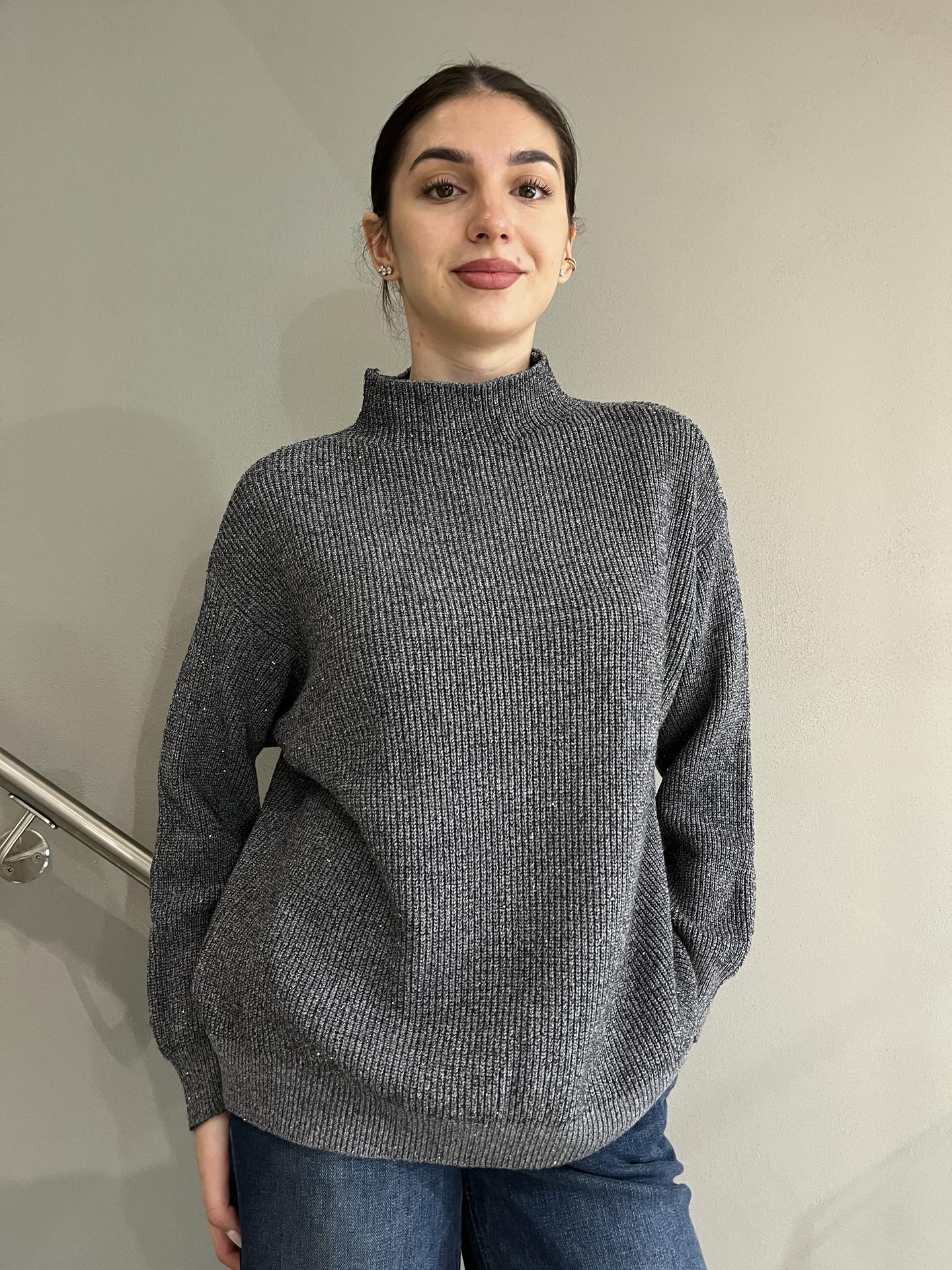 MAGLIA HAVEONE MNCP062 GRIGIO