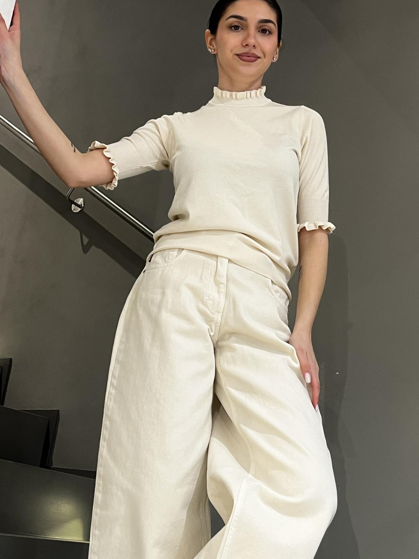 MAGLIA HAVEONE MNCP449 BEIGE