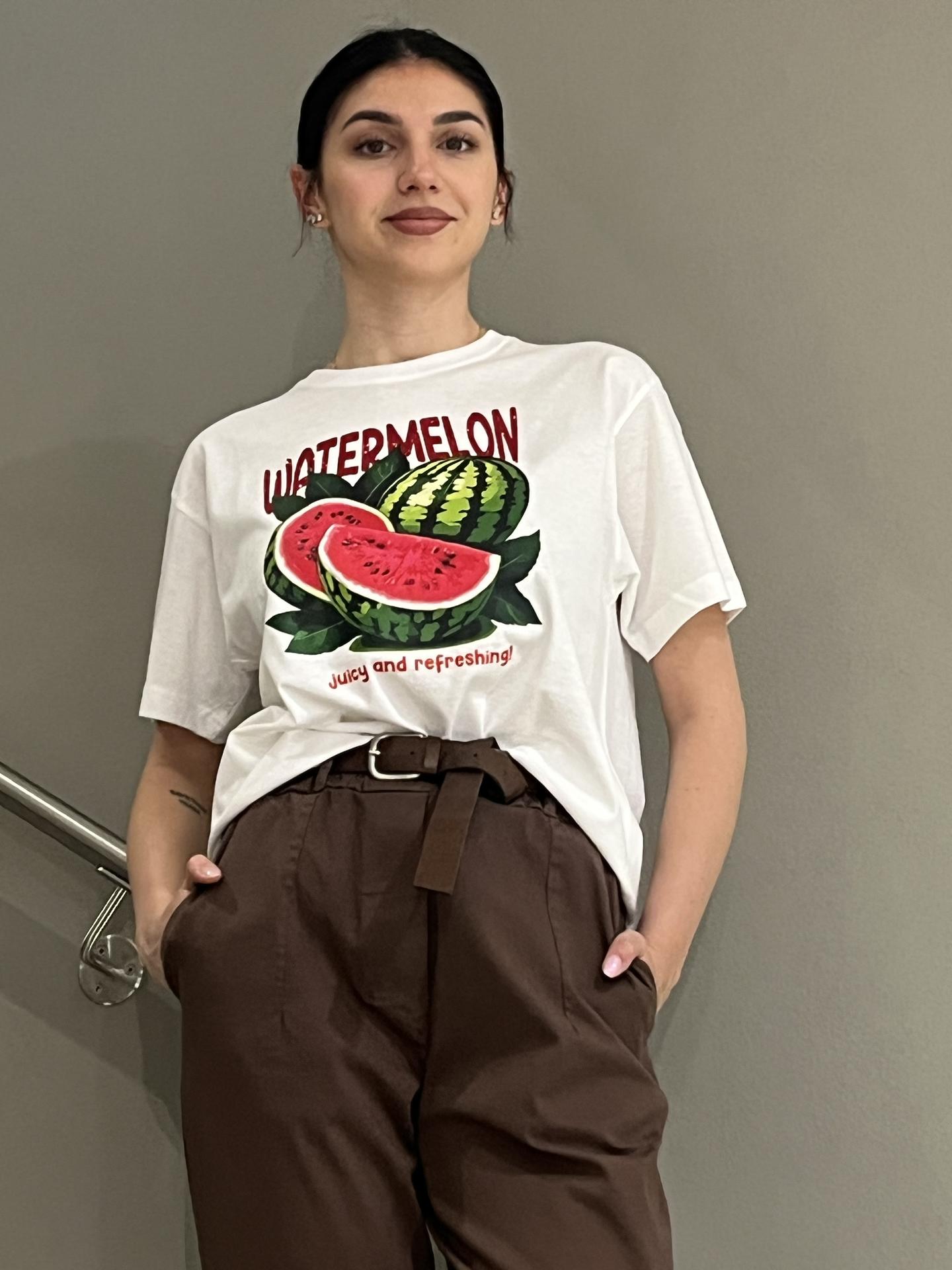 T-SHIRT MOTEL MOL09 BIANCO