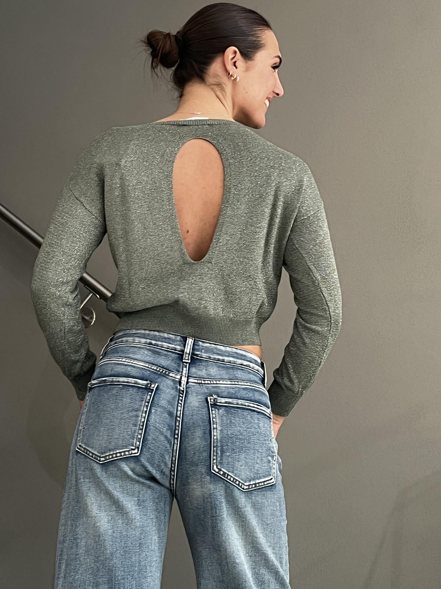 MAGLIA MOTEL N2661L VERDE