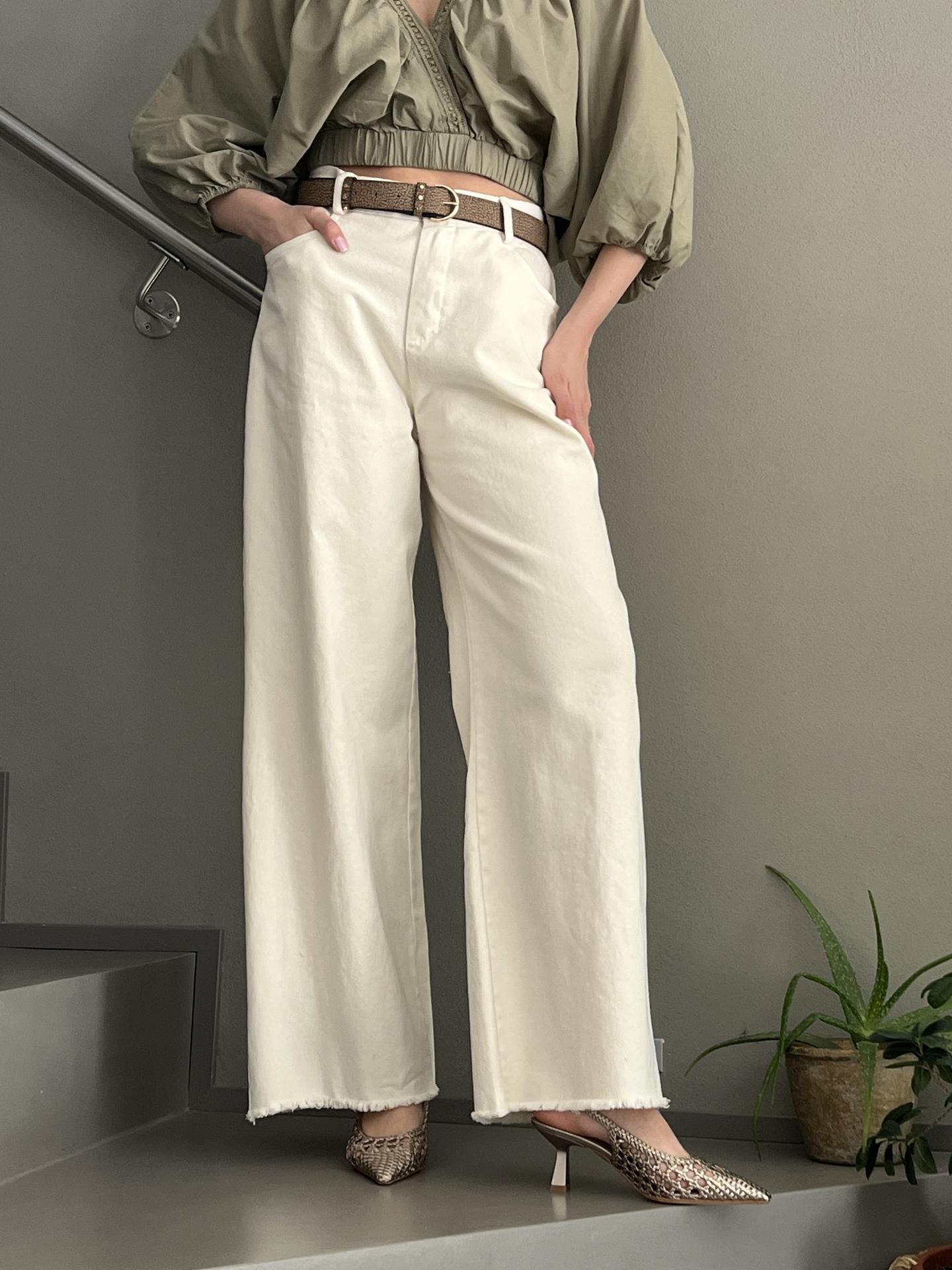 JEANS TWO-WAY PA25SE1266 BEIGE