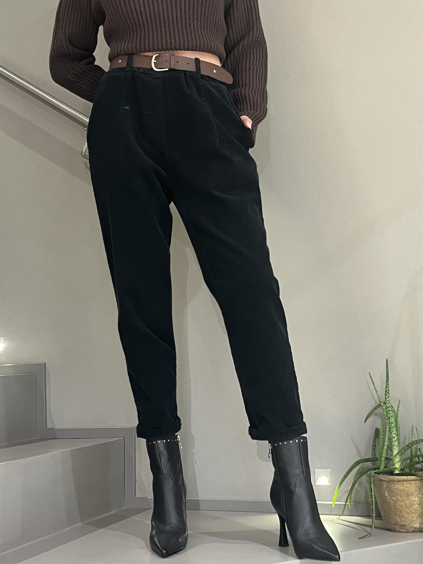 PANTALONE MOTEL PA3825I25 NERO