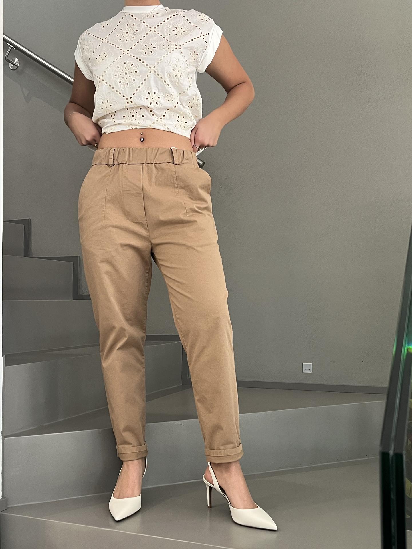 PANTALONE MOTEL PA5156PE26 MARRONE