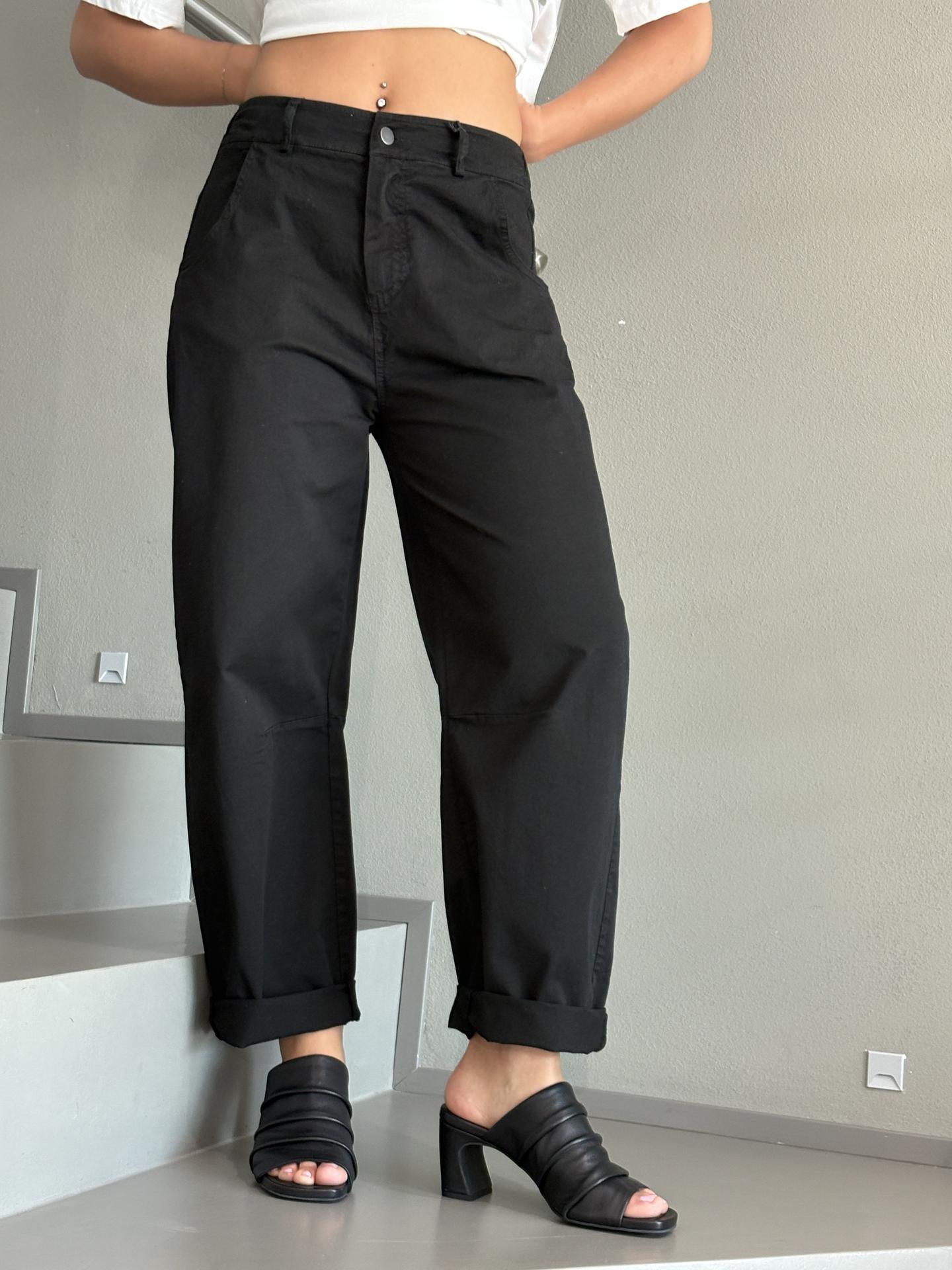 PANTALONE TENSIONE IN FIRENZE PA5259PE26 NERO