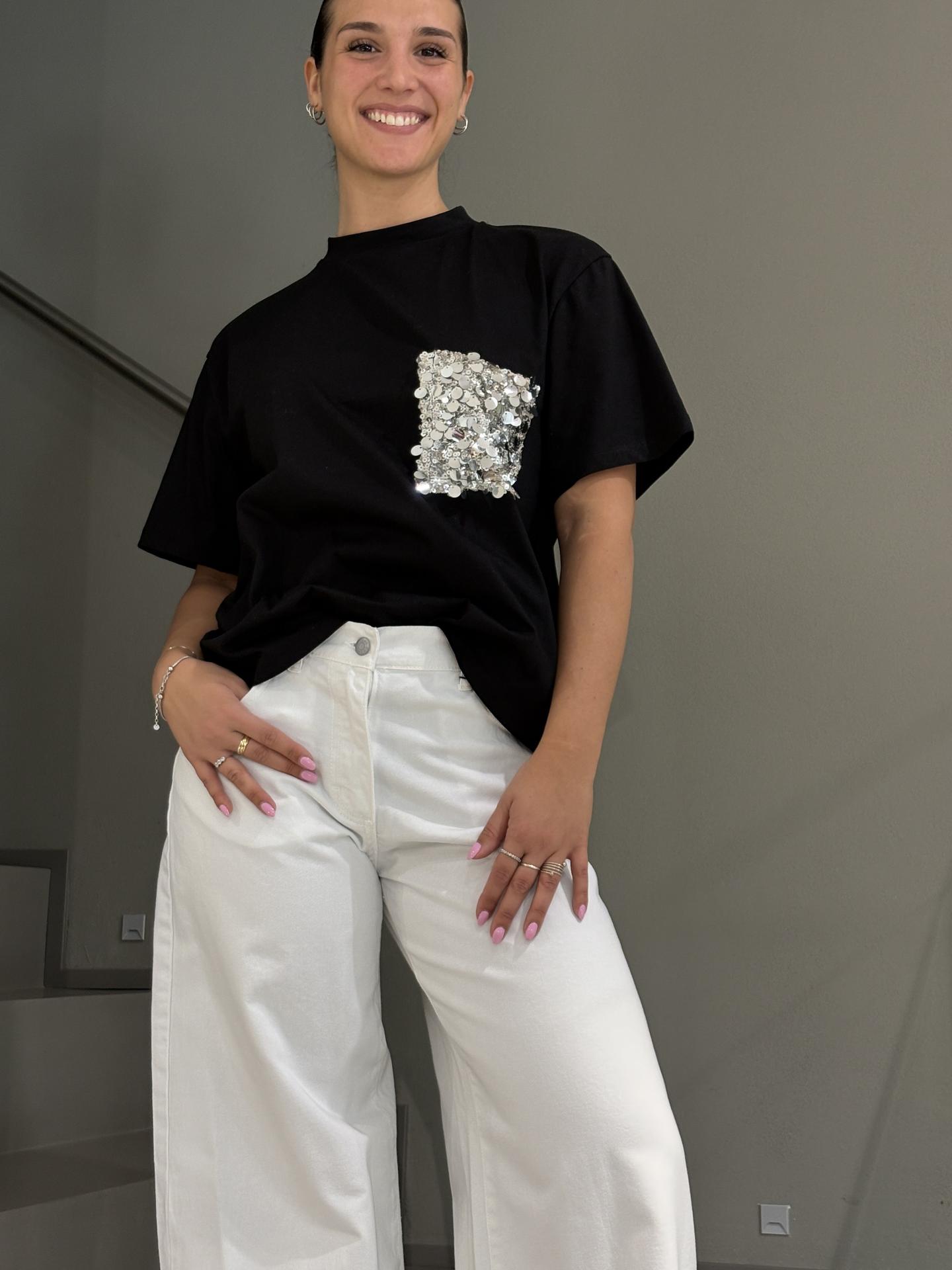 T-SHIRT TENSIONE IN FIRENZE PE260112 NERO