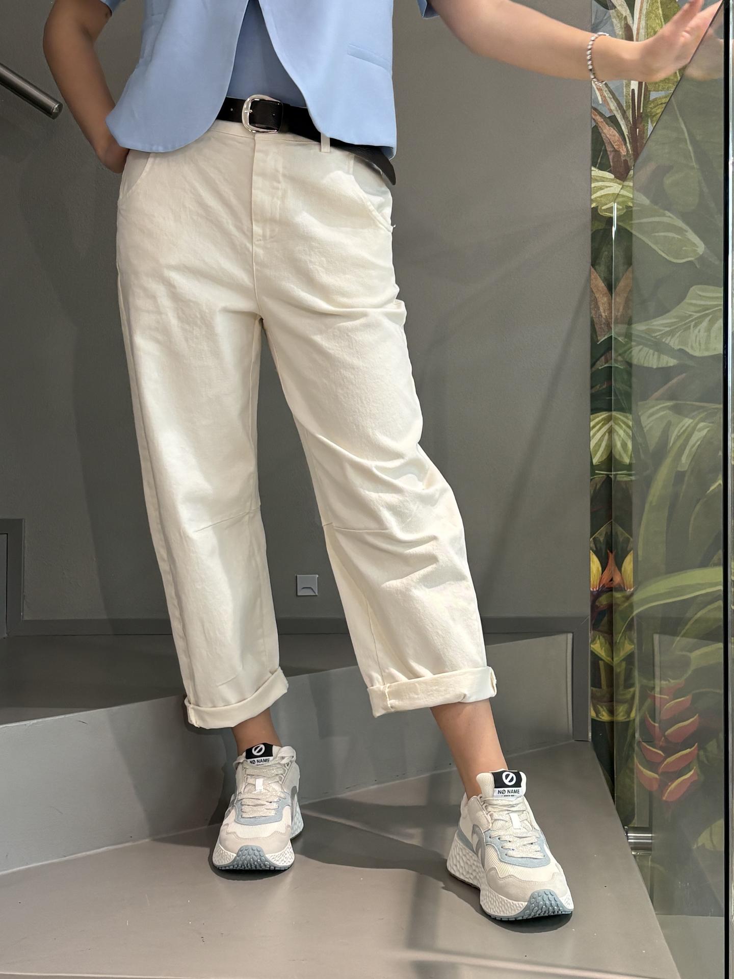 PANTALONE HAVEONE PFWQ150 BIANCO