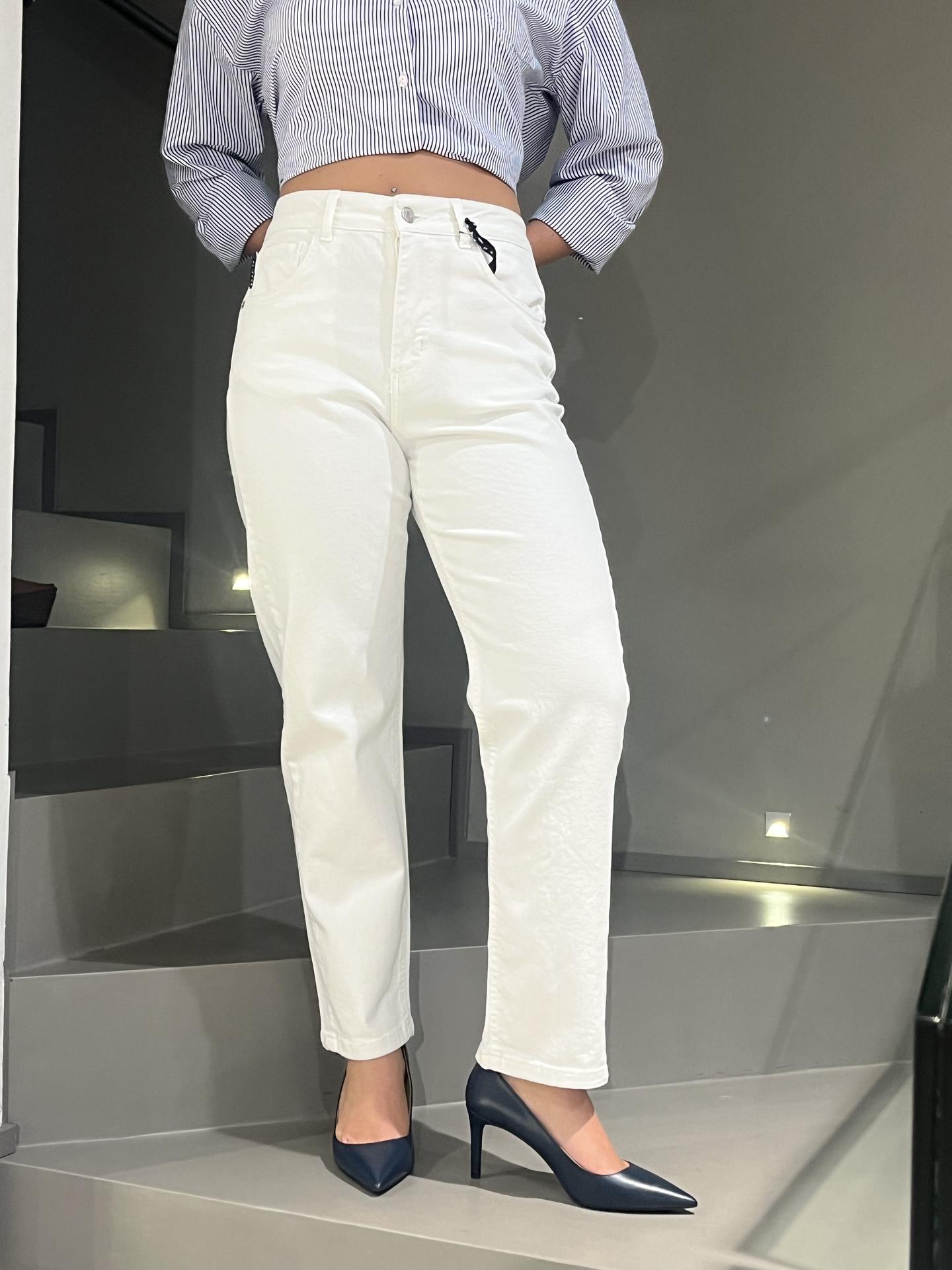 PANTALONE HAVEONE PGZQ113 BIANCO