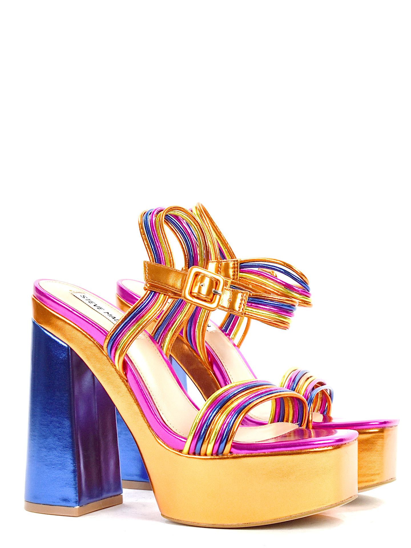 SANDALO ALTO STEVE MADDEN PINUP MULTICOLOR