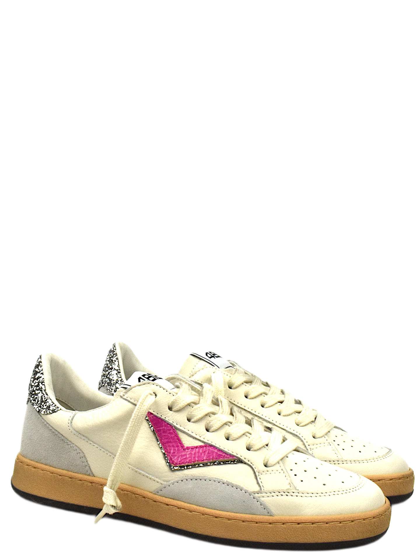 SNEAKERS 4B12 PLAYNEWD2000 BIANCO/ARGENTO