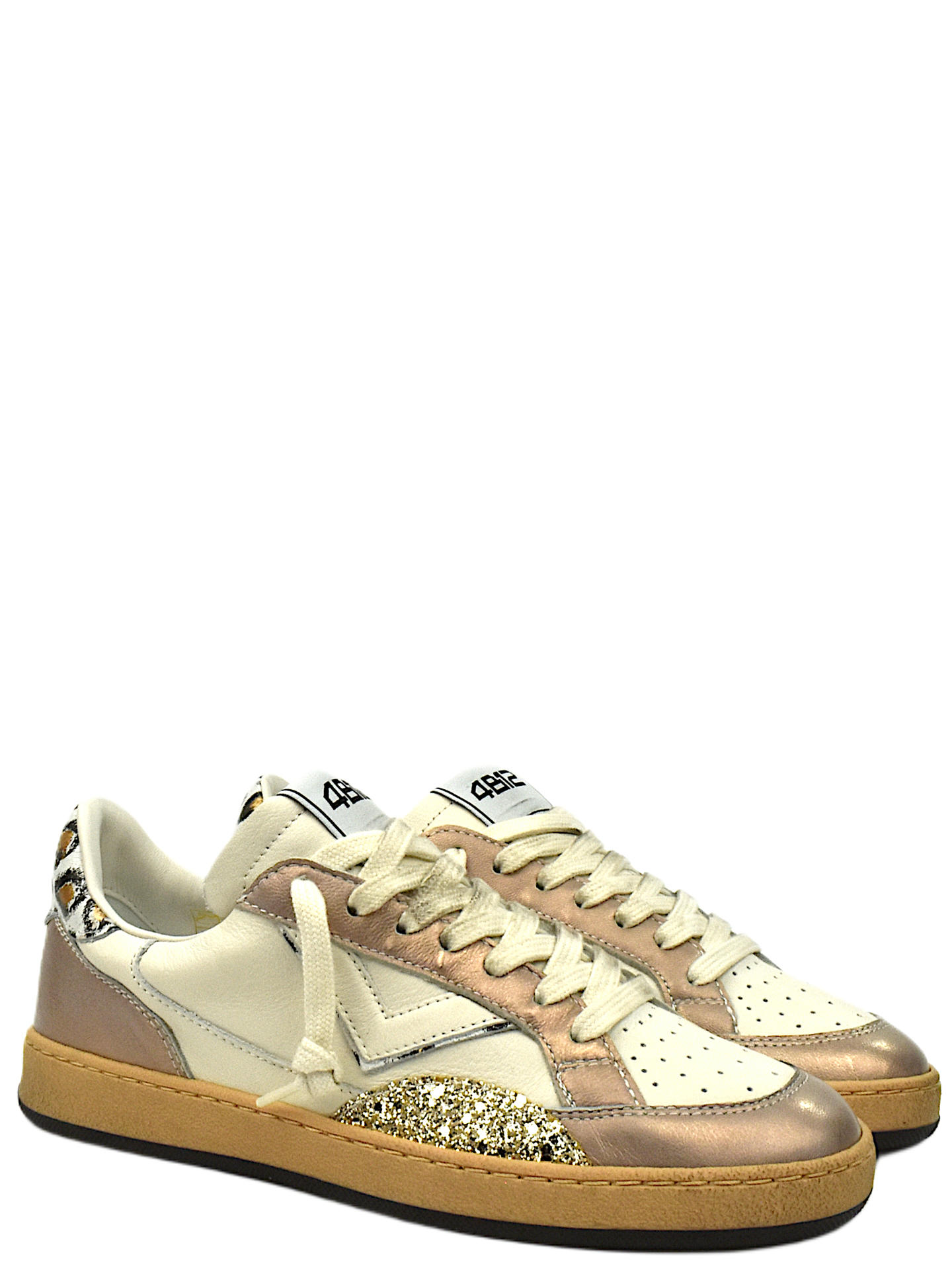 SNEAKERS 4B12 PLAYNEWD2005 BIANCO/ORO