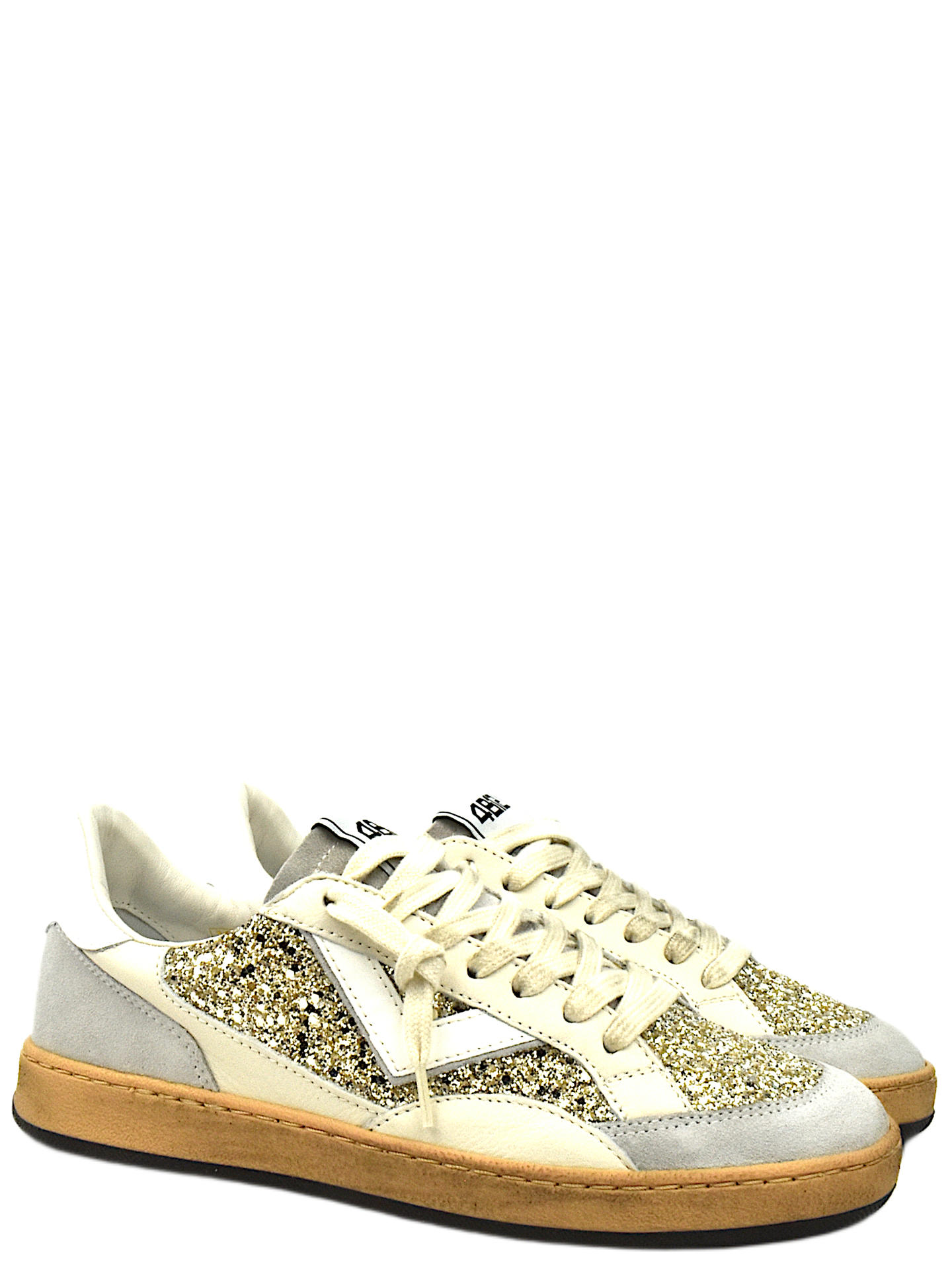 SNEAKERS 4B12 PLAYNEWD2007 BIANCO/ORO