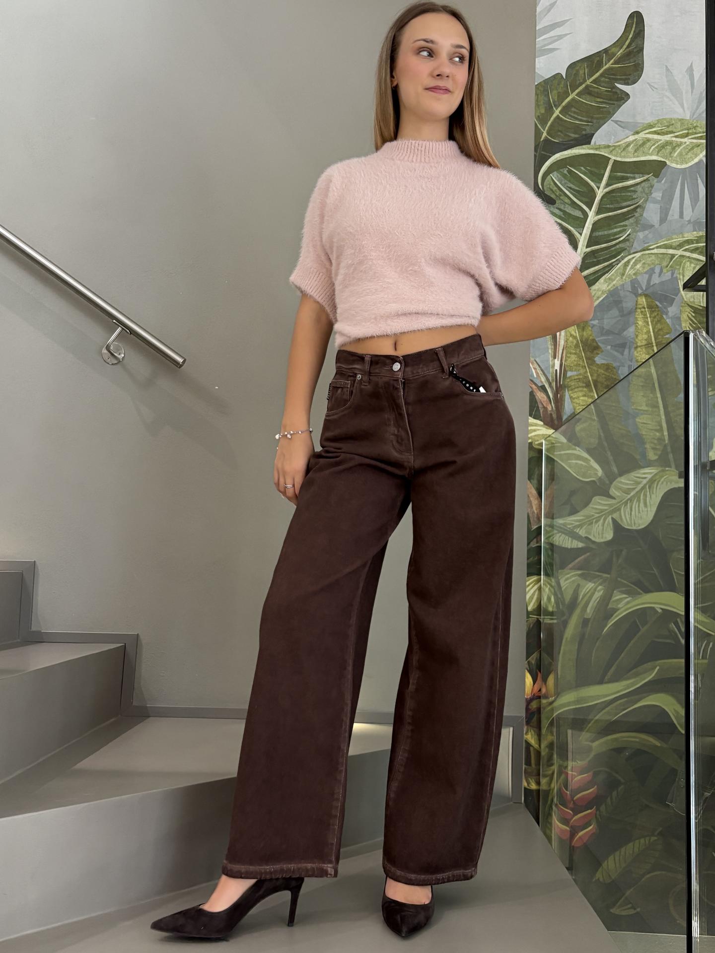 PANTALONE HAVEONE PLSR154 MARRONE