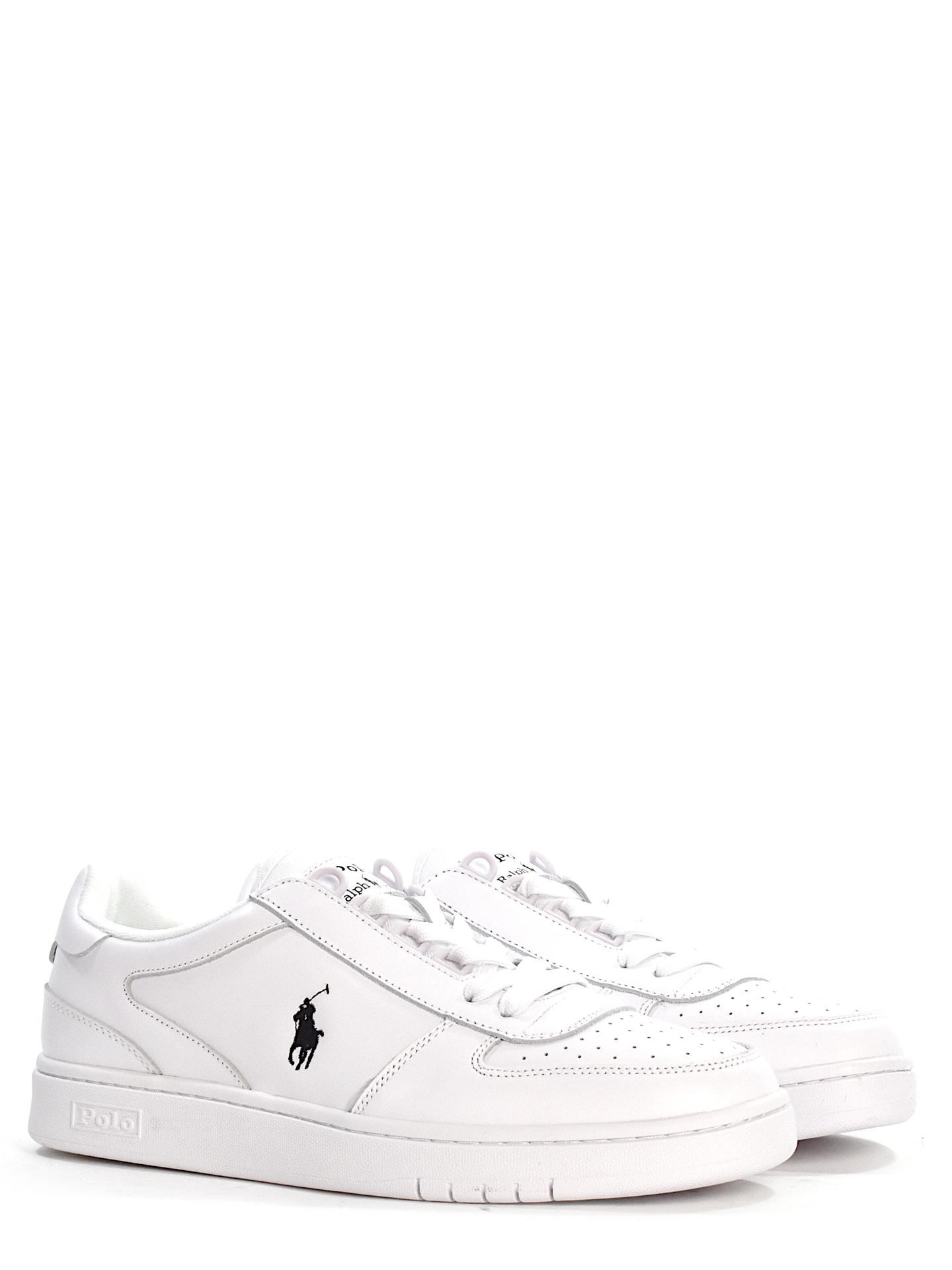 SNEAKERS RALPH LAUREN POLOCRTM BIANCO/NERO