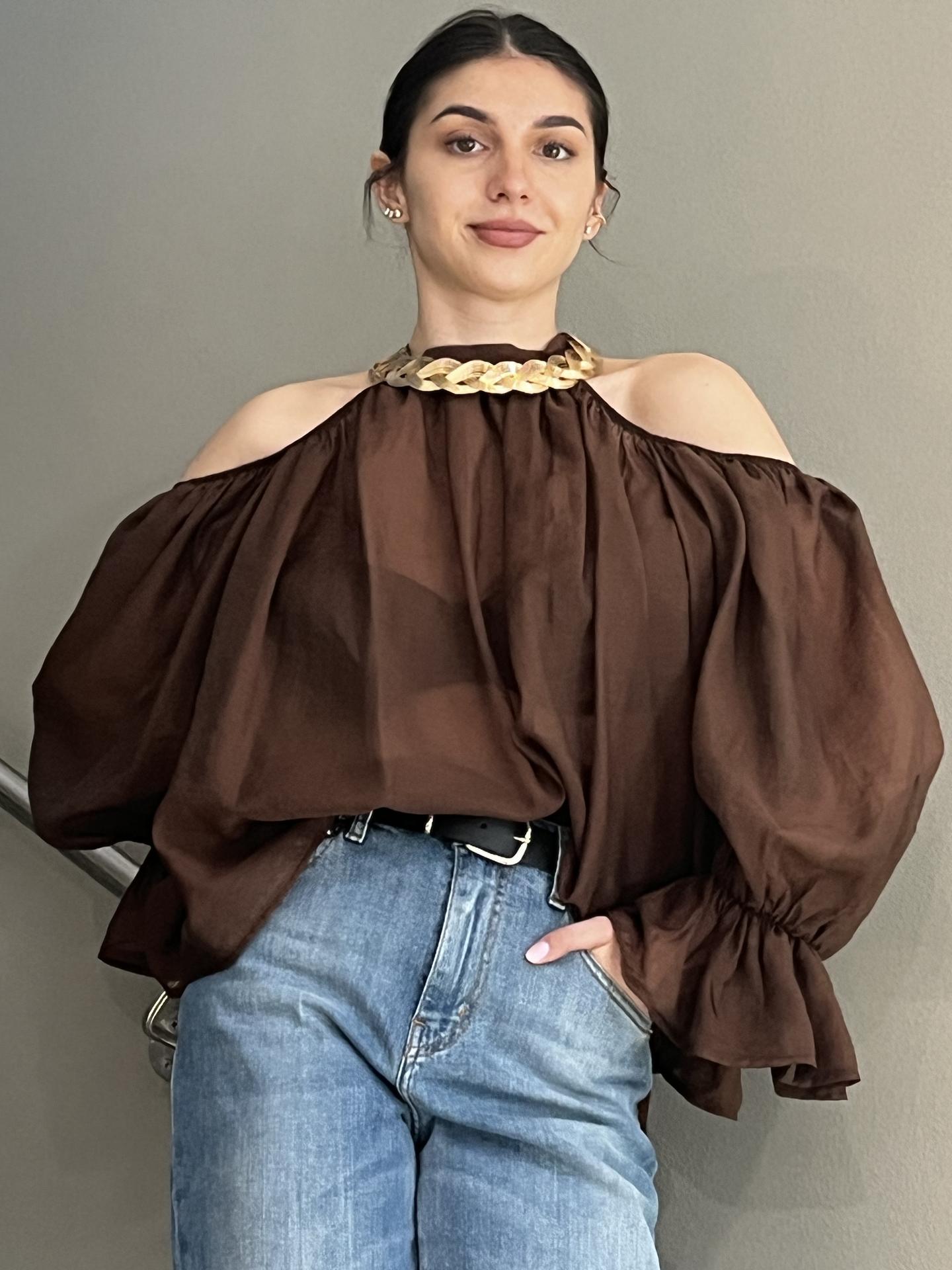 MAGLIA HAVEONE RVSN115 MARRONE