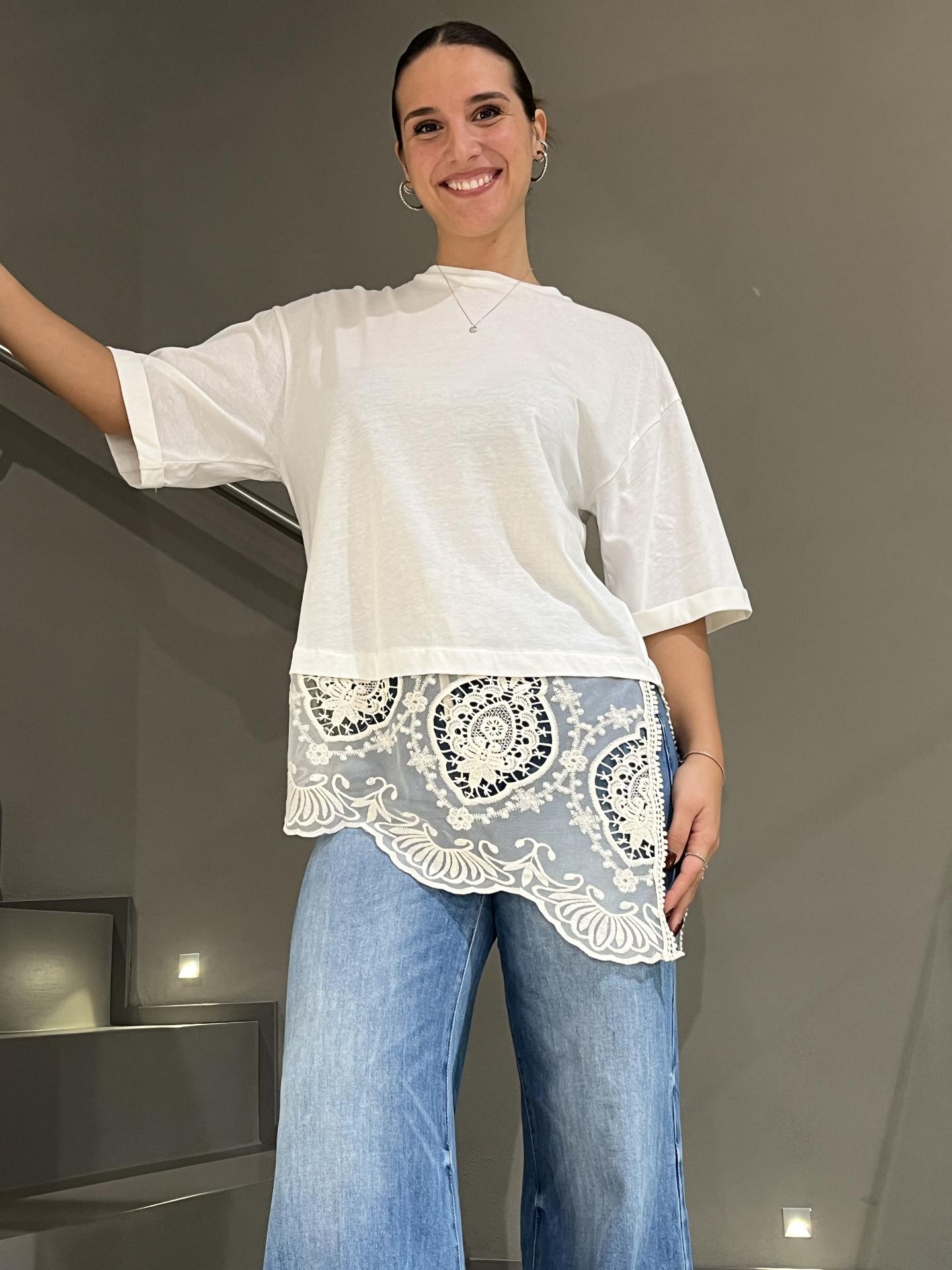 MAGLIA TENSIONE IN FIRENZE S26M638 BEIGE