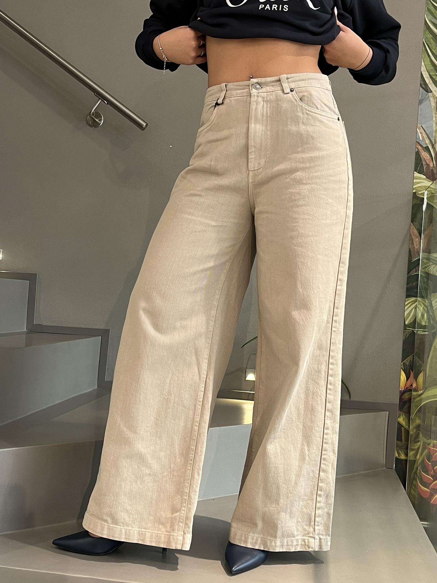 PANTALONE TENSIONE IN FIRENZE S26P290 BEIGE