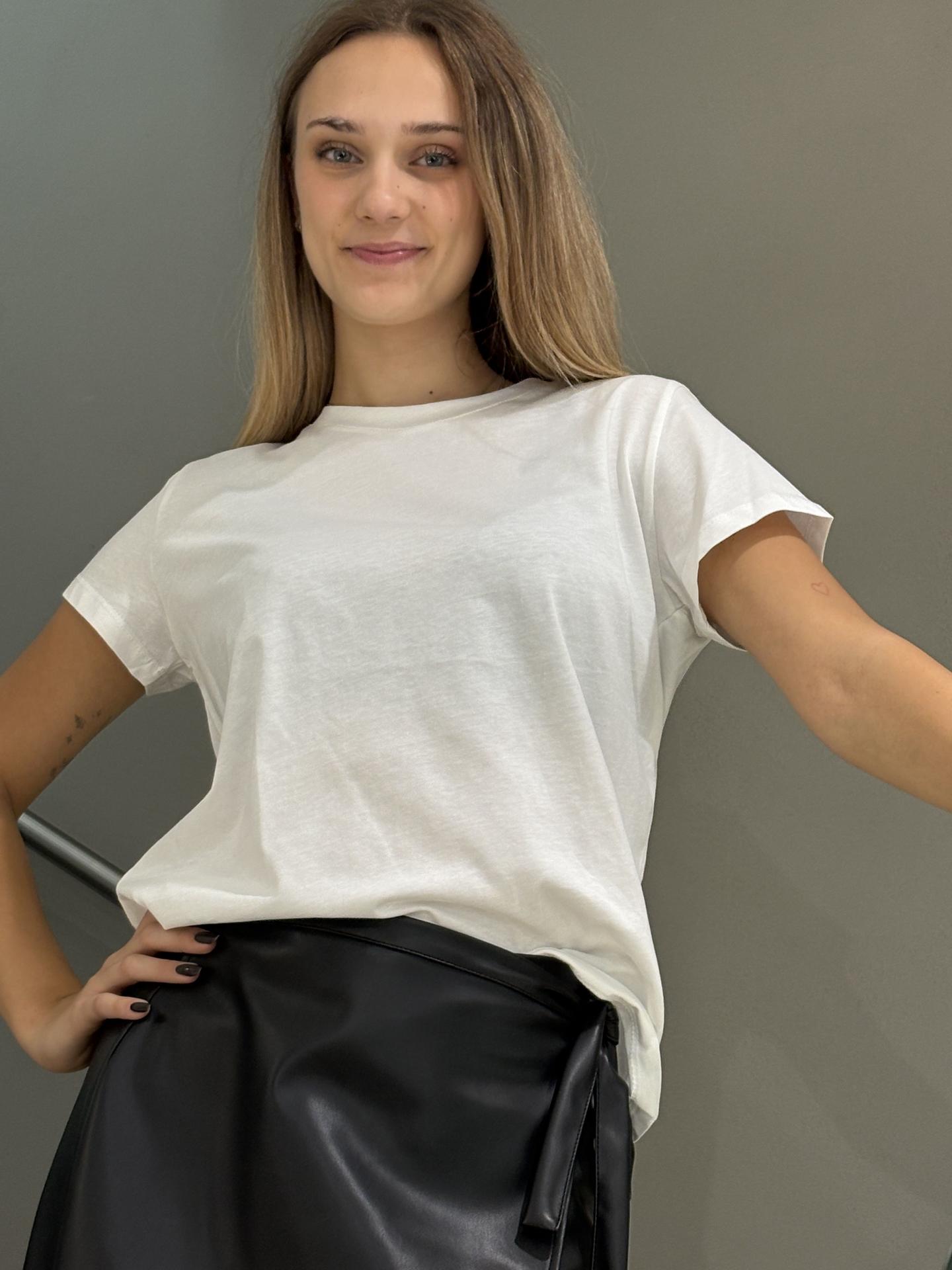 T-SHIRT SUSY MIX SH000904 BIANCO