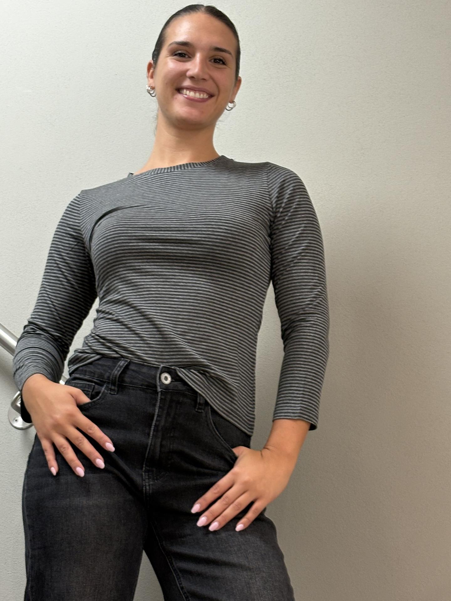 MAGLIA SUSY MIX SH004699 GRIGIO