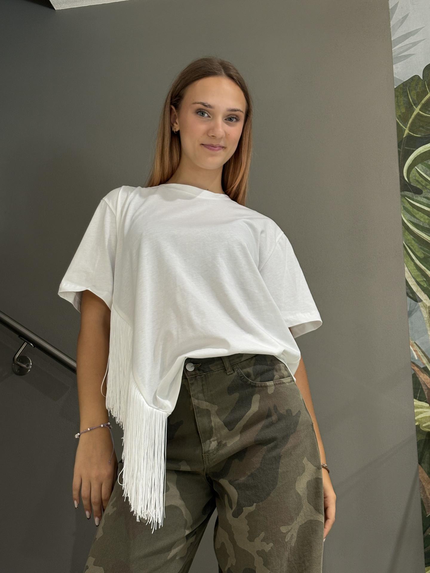 T-SHIRT SUSY MIX SH005003 BIANCO