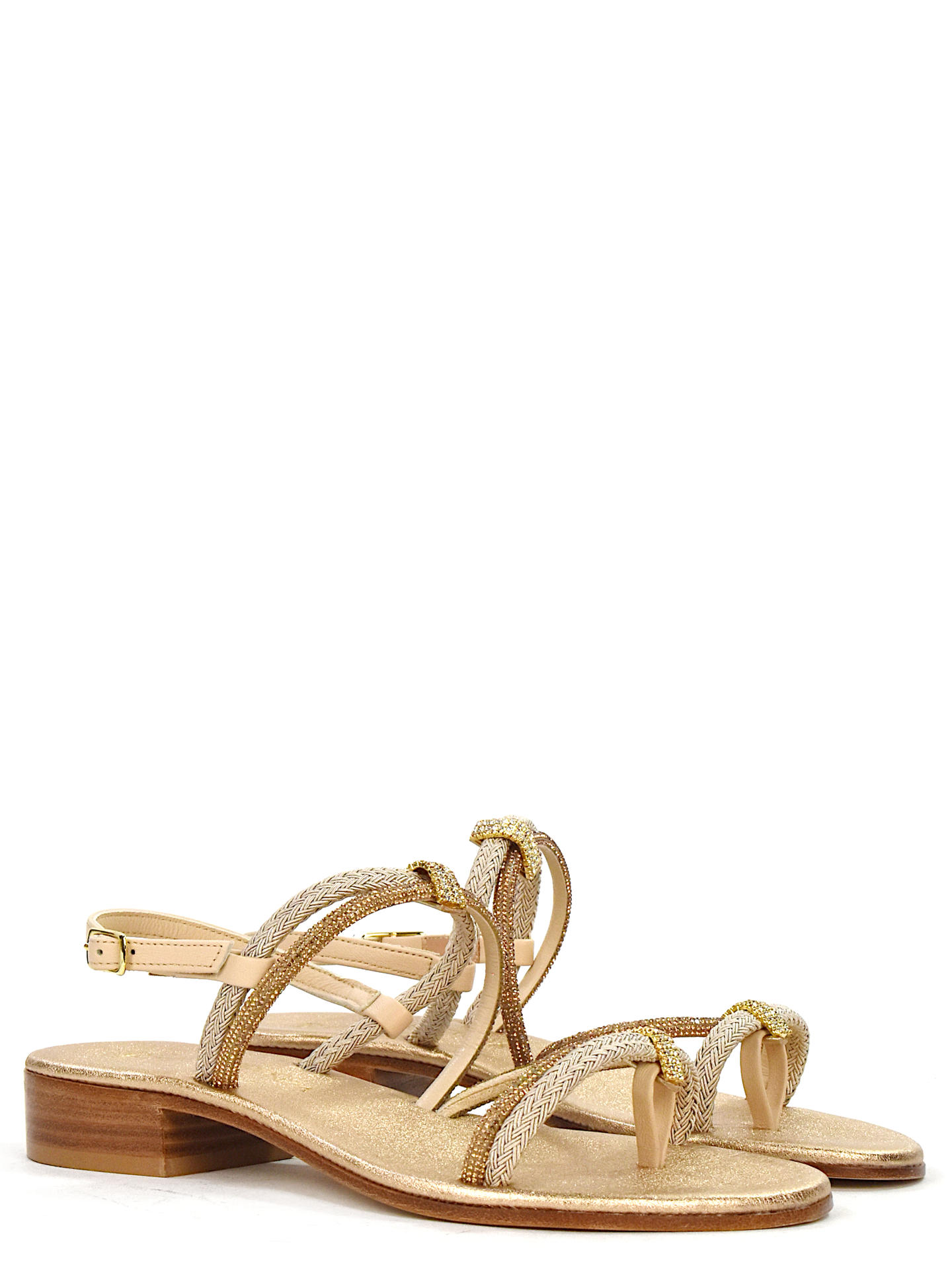 SANDALO BASSO PAOLA FIORENZA SS2402 BEIGE