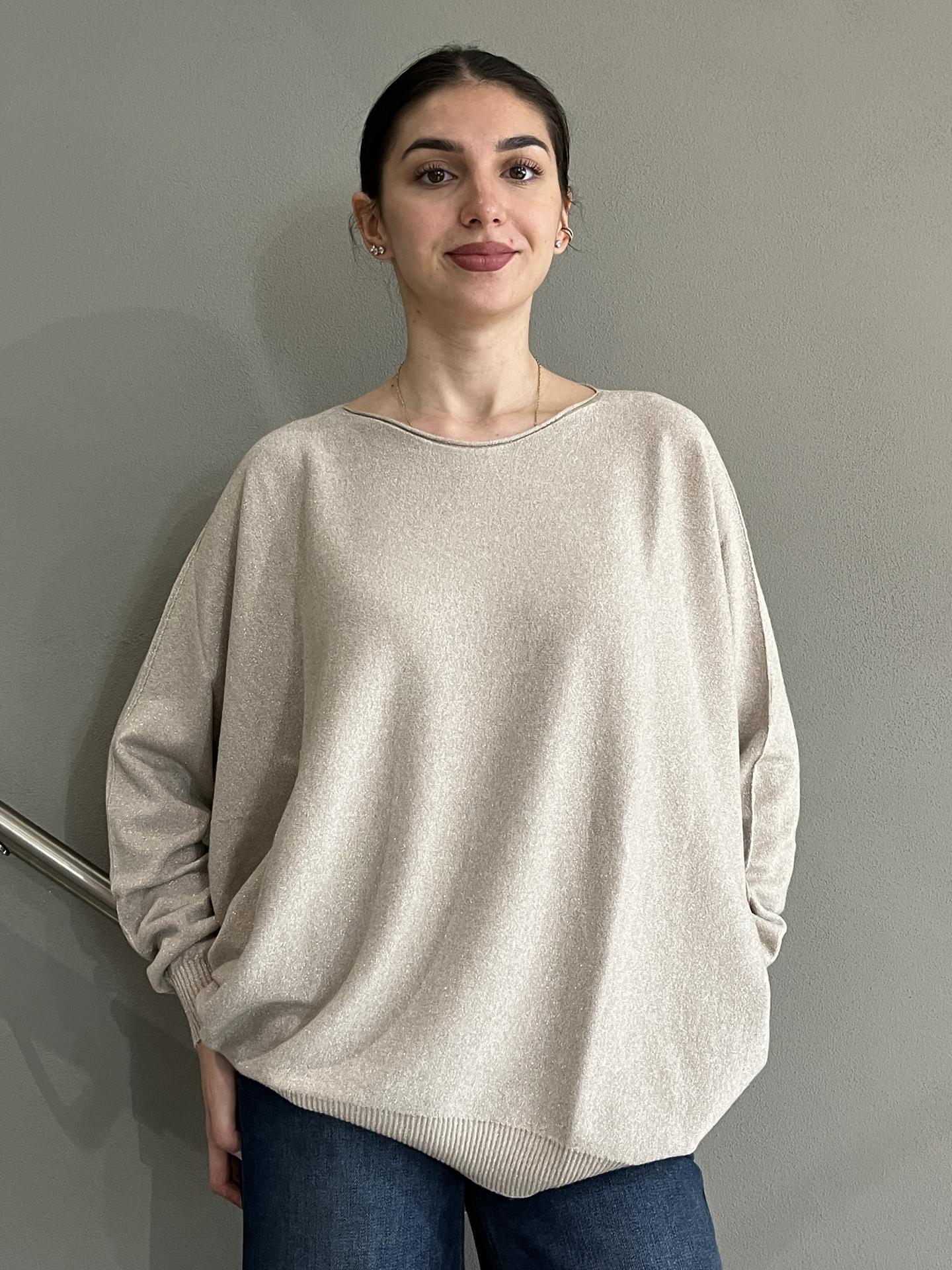 MAGLIA SUSY STAR ST22047LX BEIGE