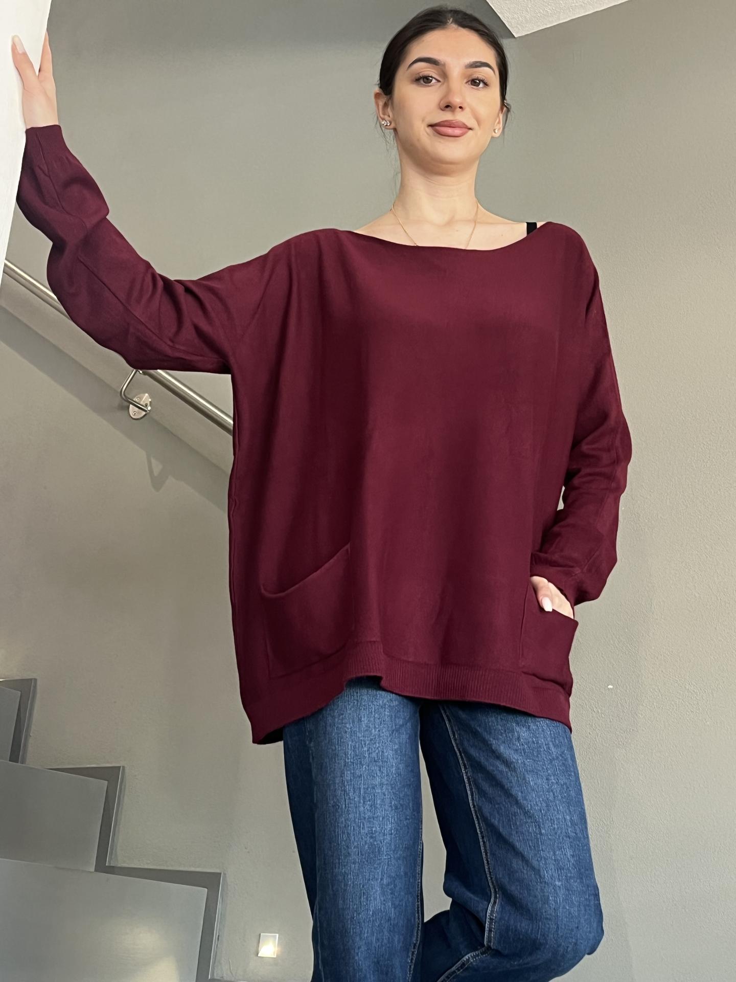 MAGLIA SUSY STAR ST25011 BORDEAUX