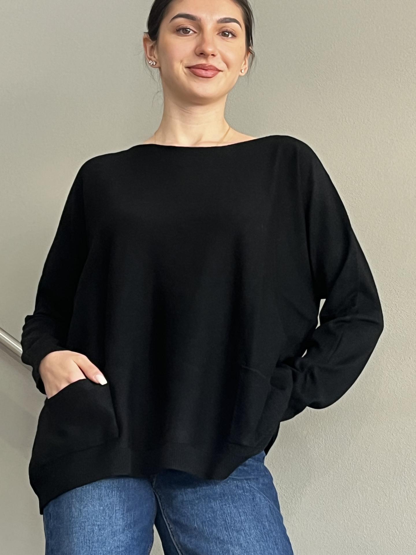 MAGLIA SUSY STAR ST25011 NERO