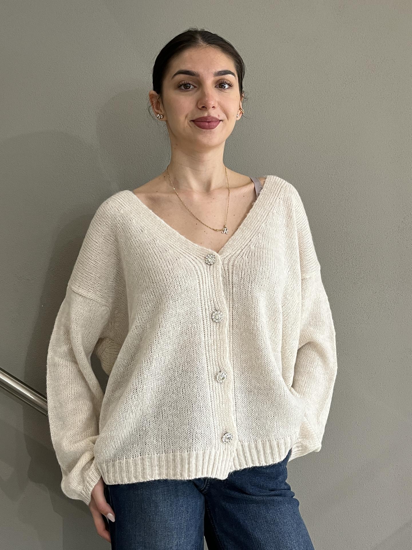 MAGLIA SUSY STAR ST501504 BEIGE
