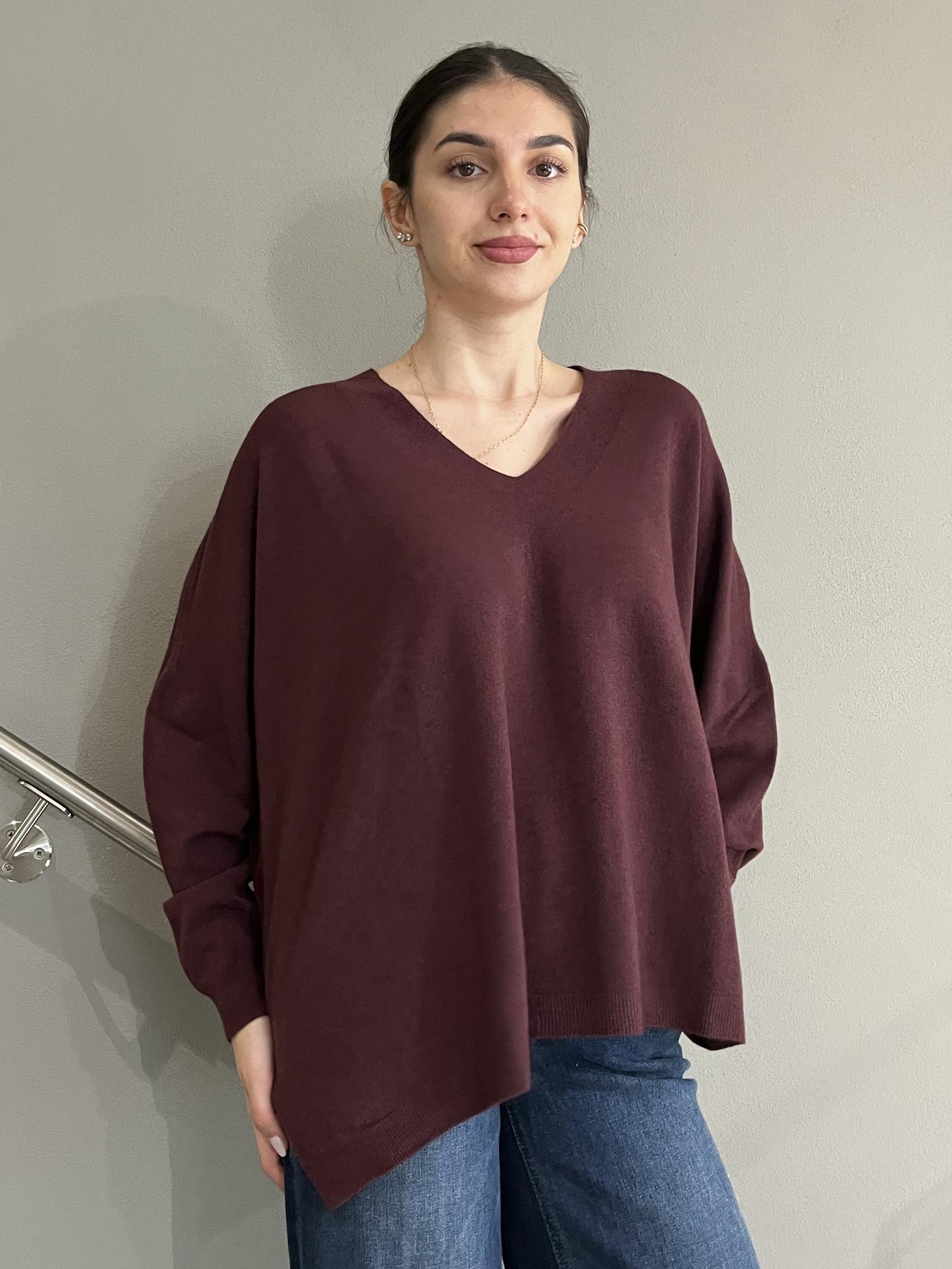 MAGLIA SUSY STAR ST52019 BORDEAUX