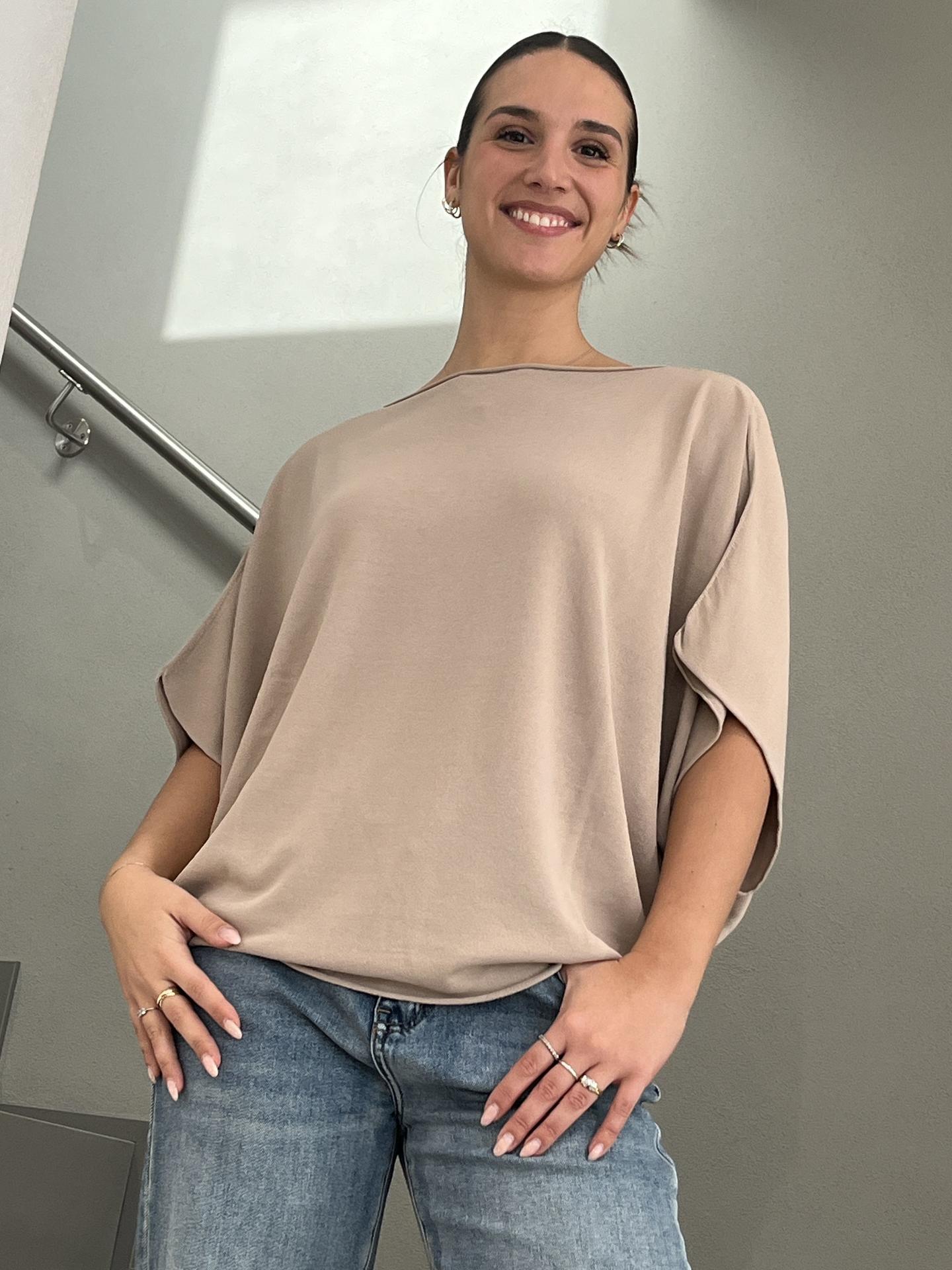 MAGLIA SUSY STAR ST521517 BEIGE