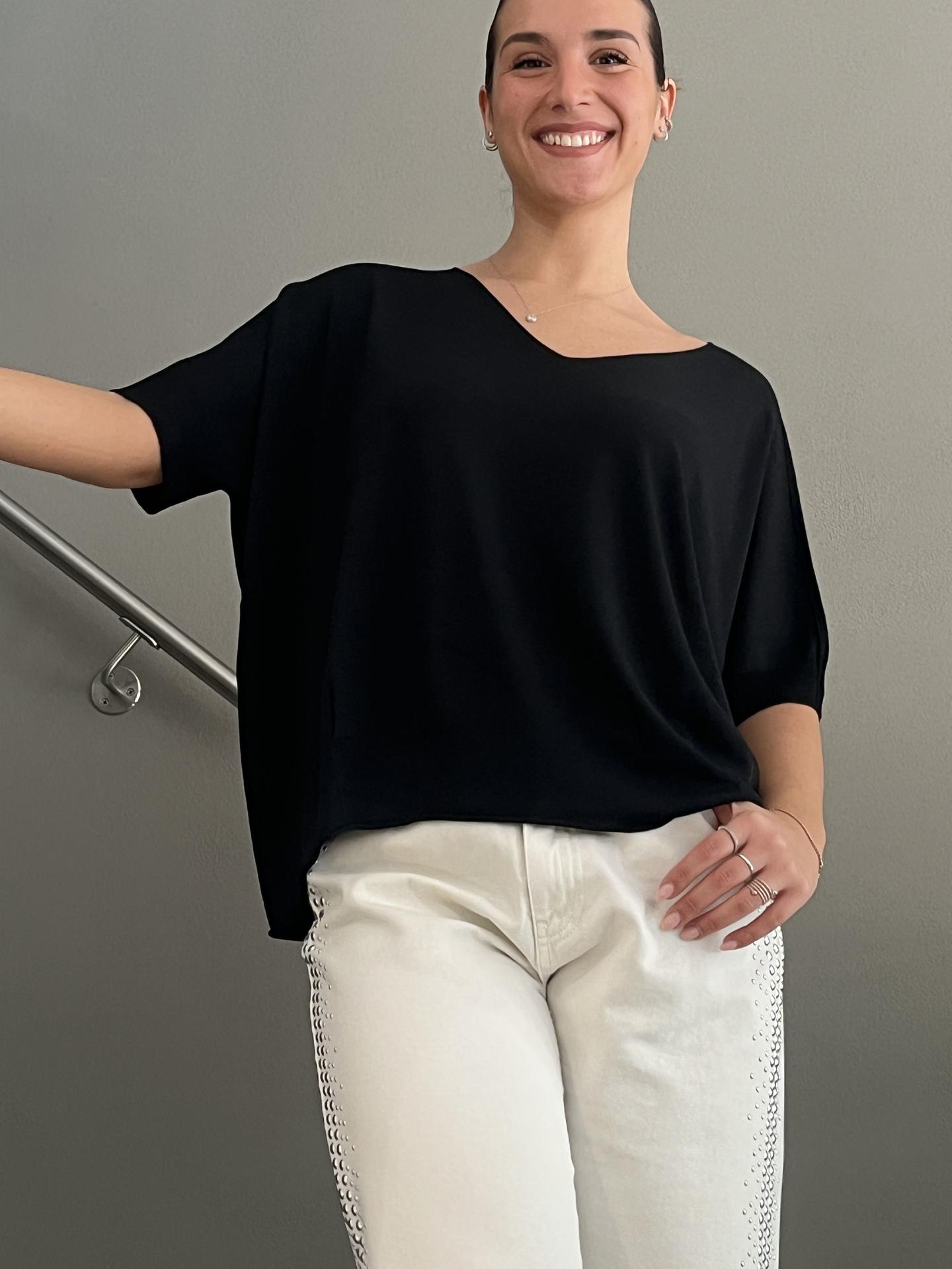 MAGLIA SUSY STAR ST521537 NERO