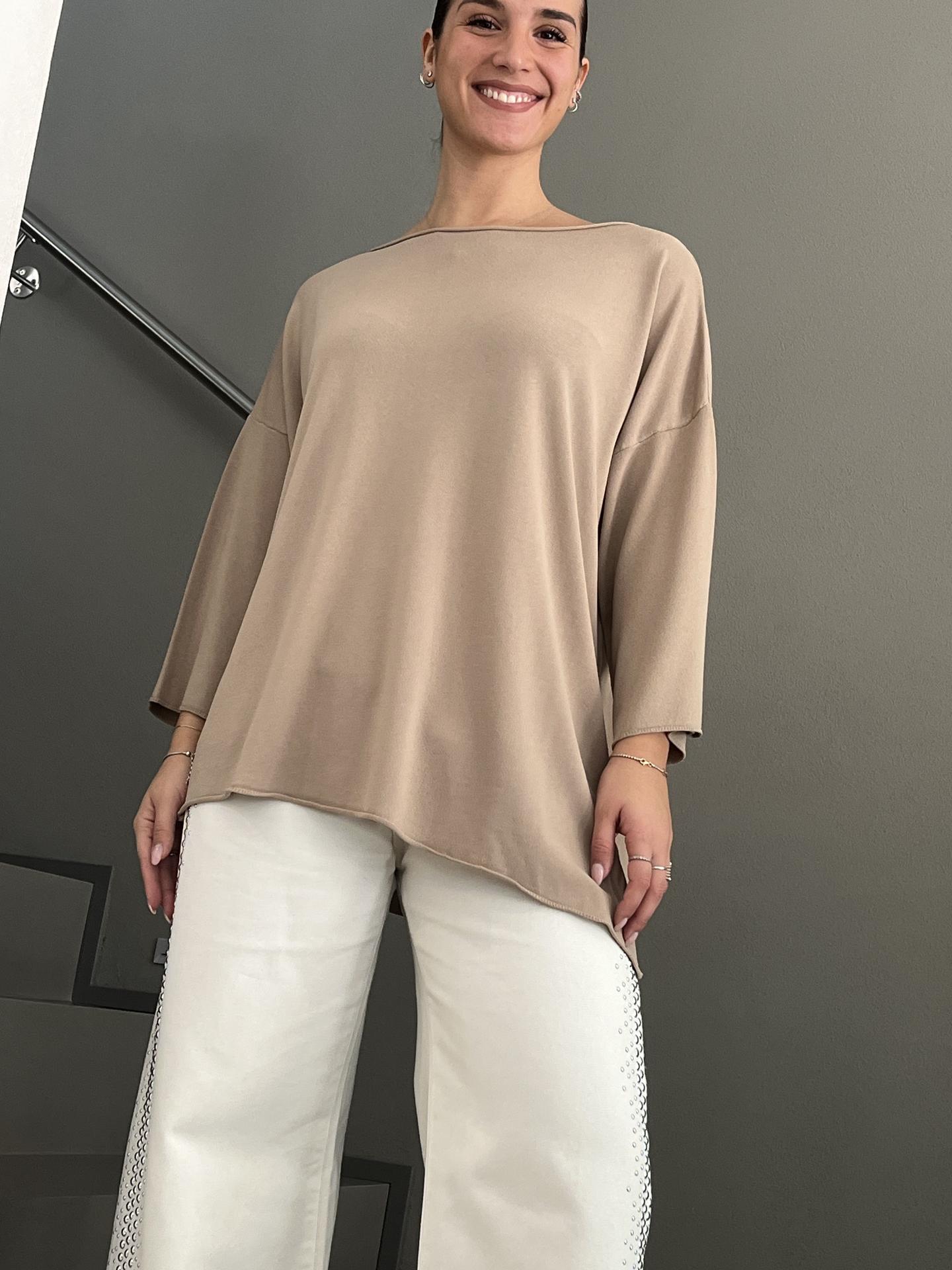 MAGLIA SUSY STAR ST61121 BEIGE