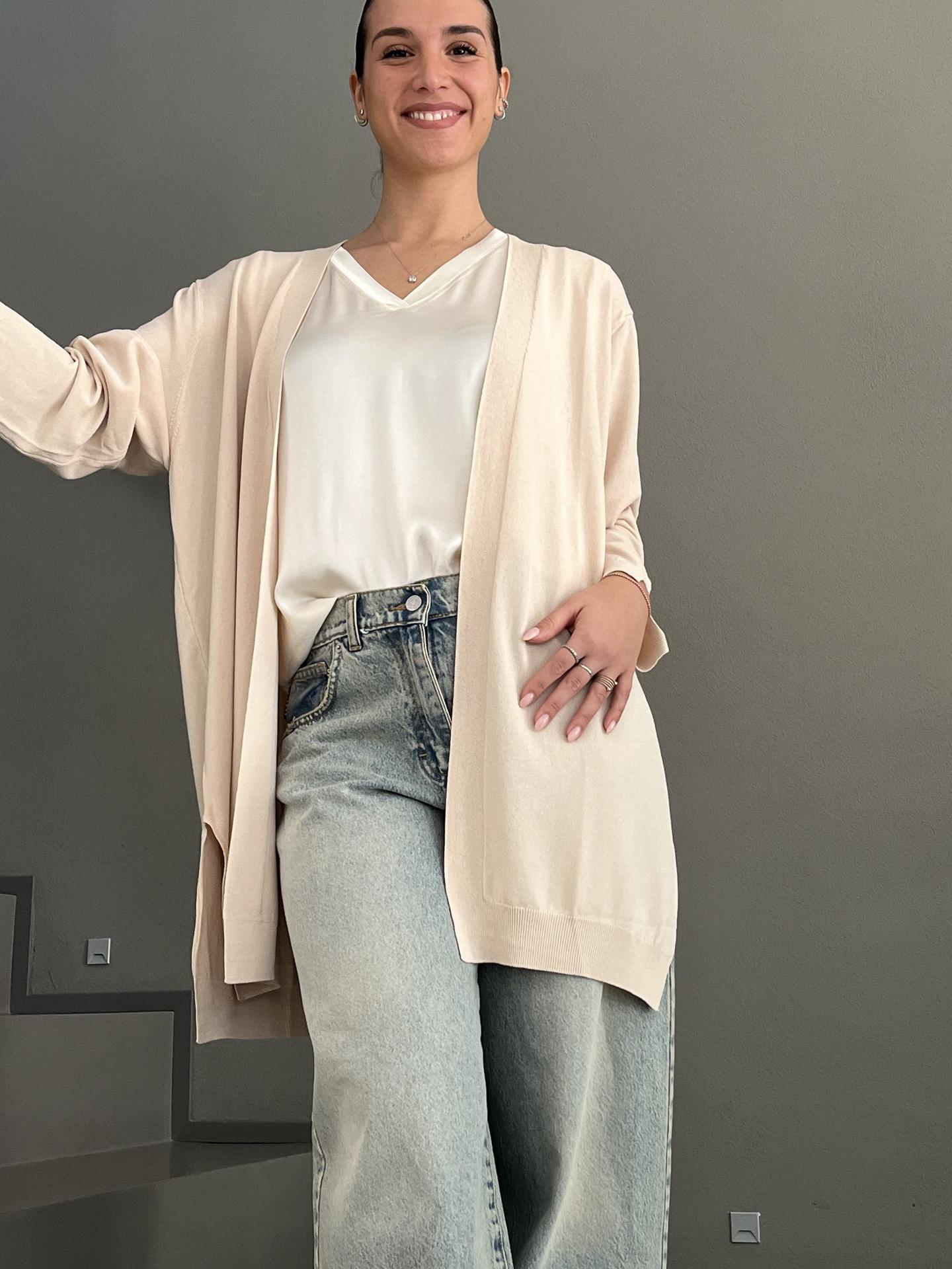 GIACCA SUSY STAR ST61180 BEIGE