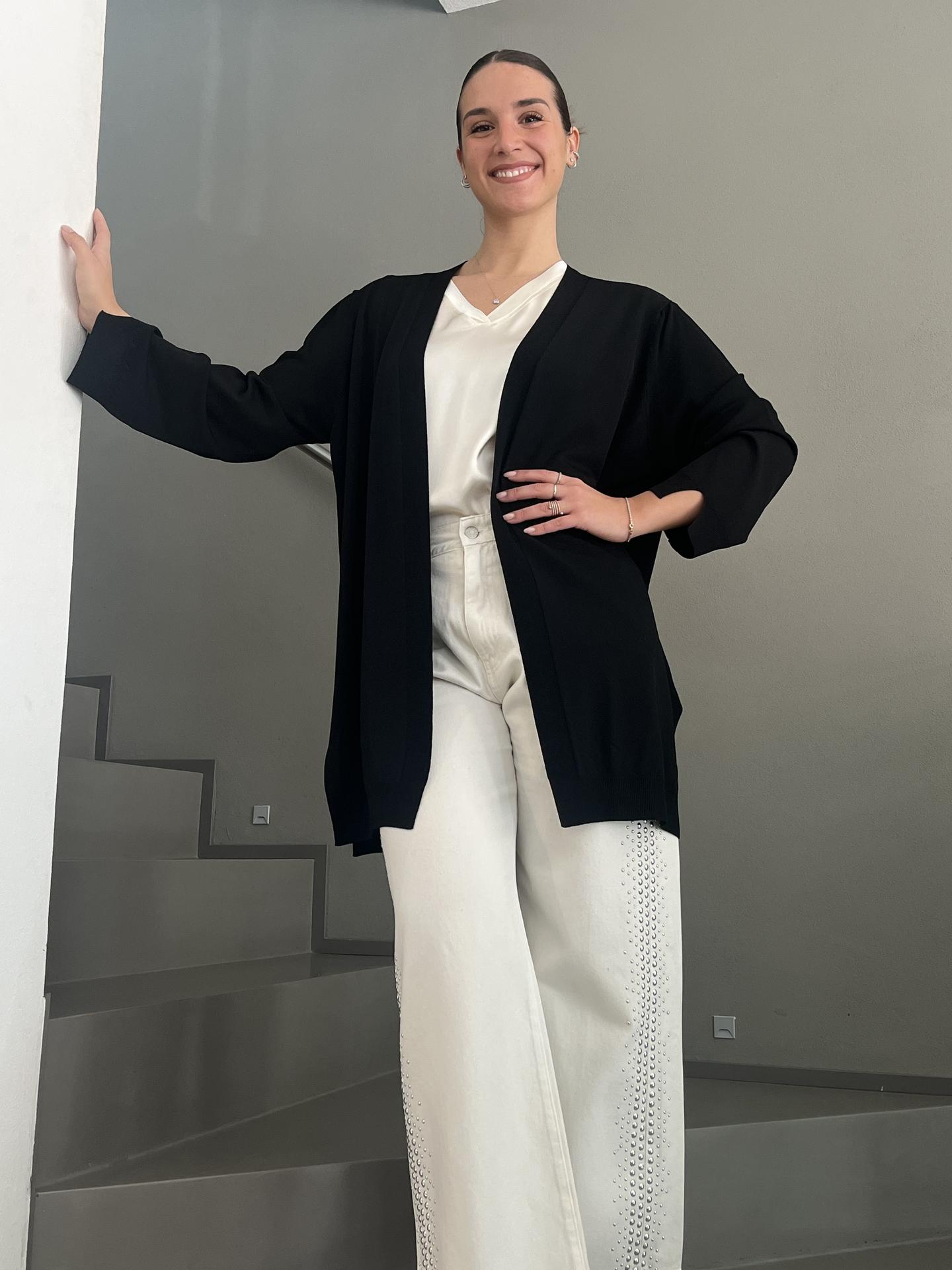 GIACCA SUSY STAR ST61180 NERO