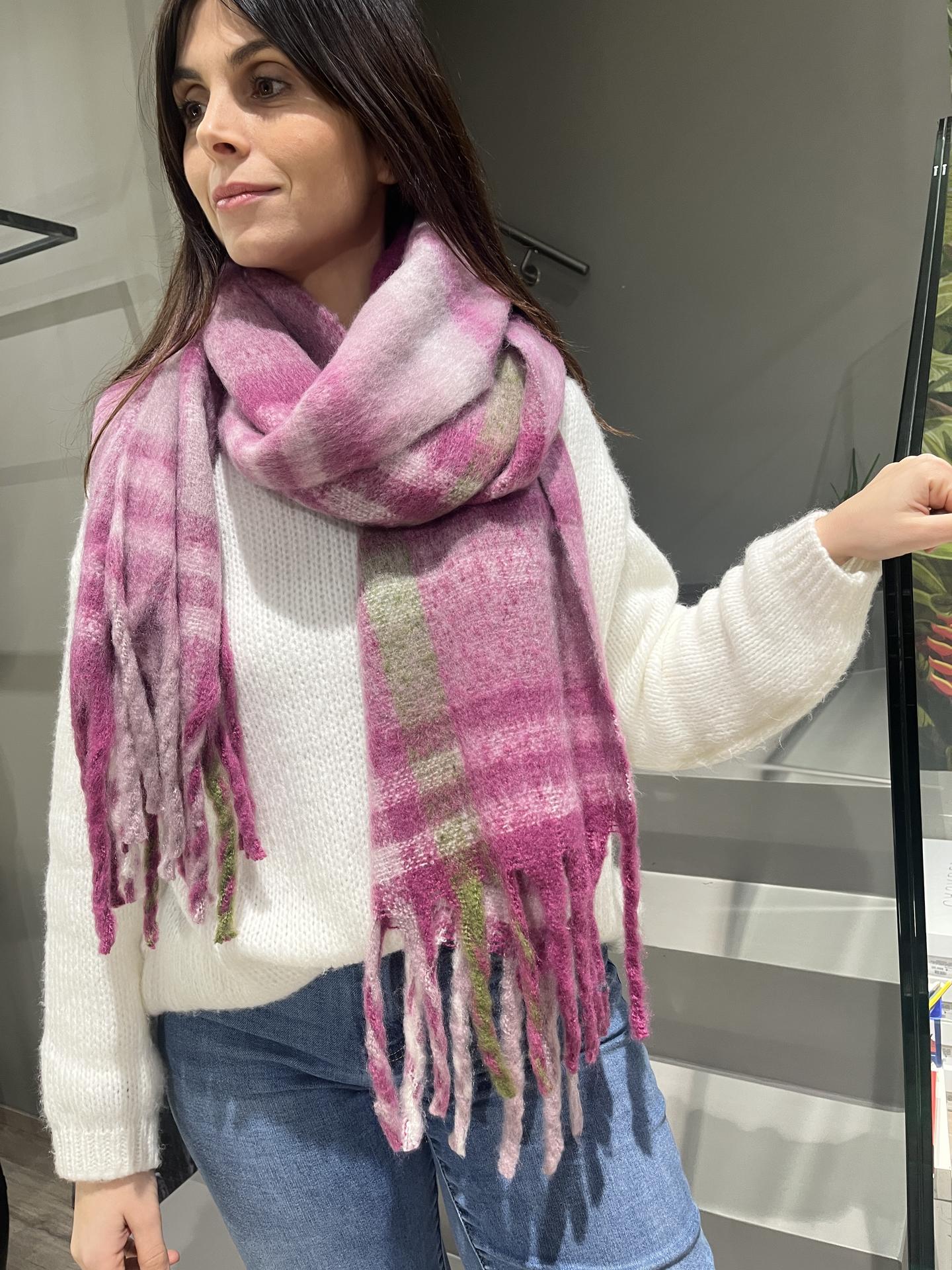 SCIARPA SUSY STAR ST9323RE FUXIA