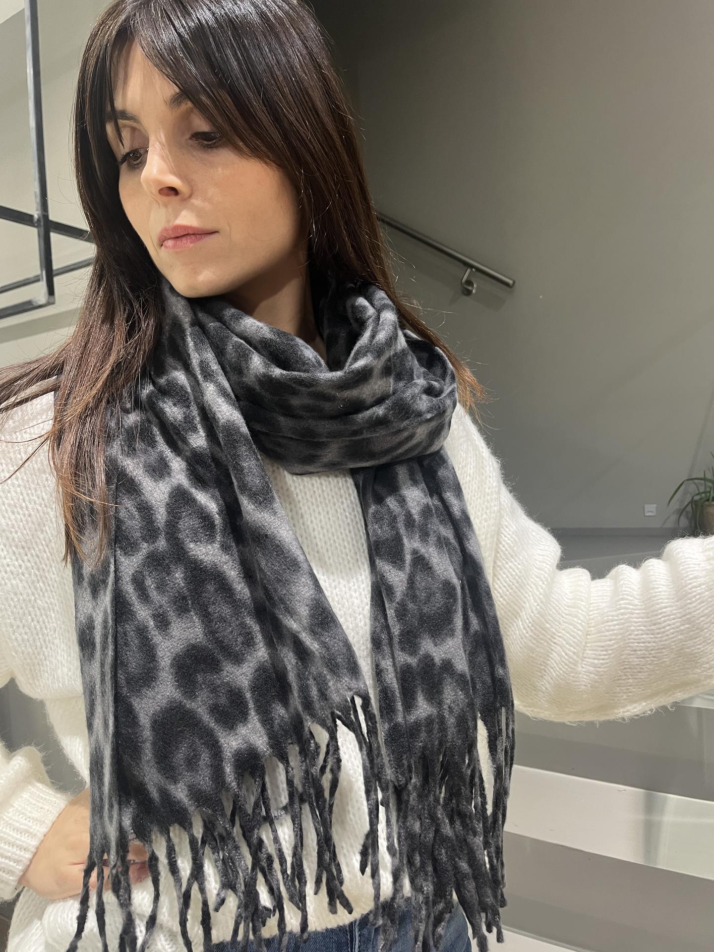 SCIARPA SUSY STAR ST94291RE GRIGIO