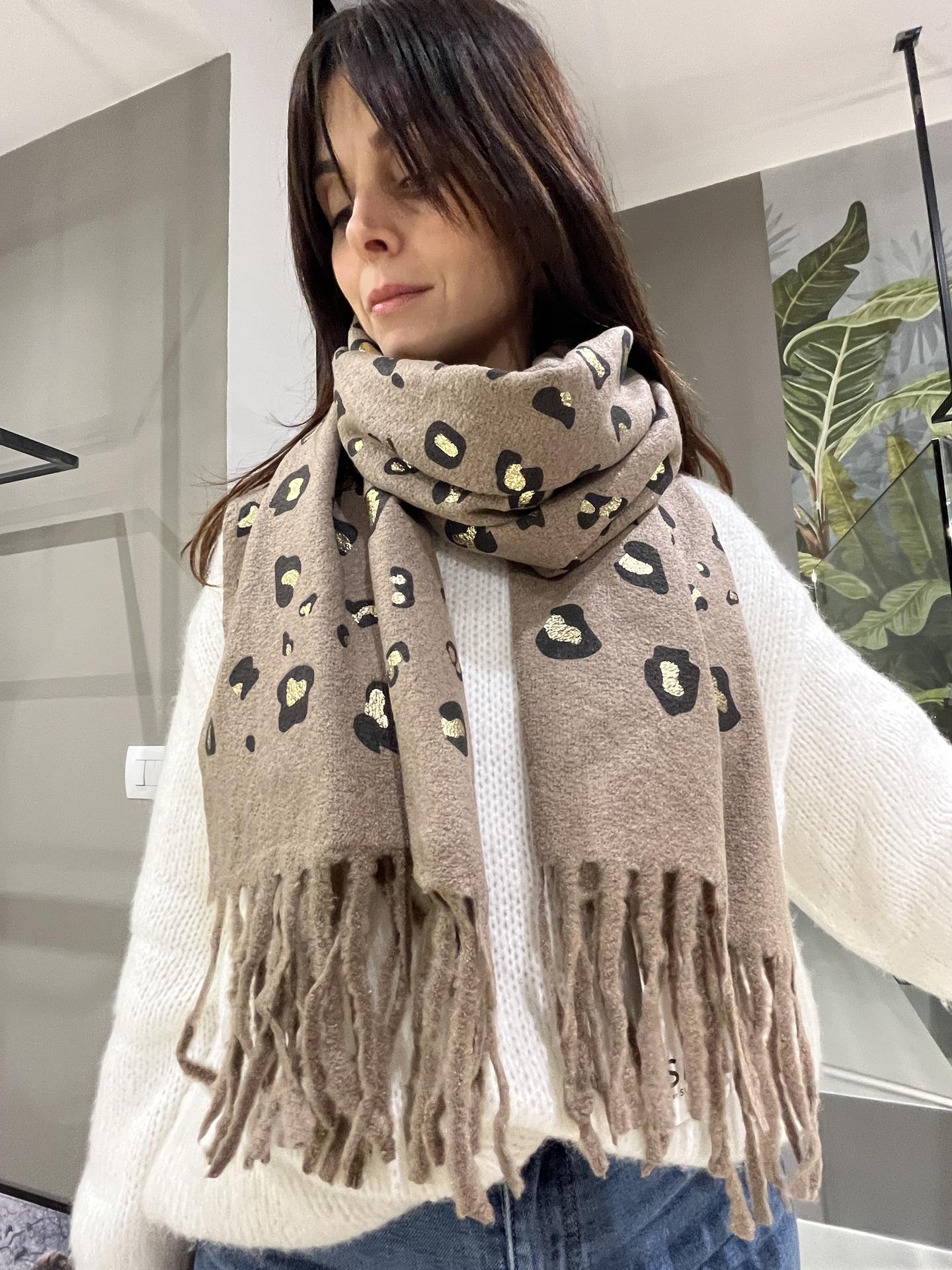 SCIARPA SUSY STAR ST9435RE TORTORA